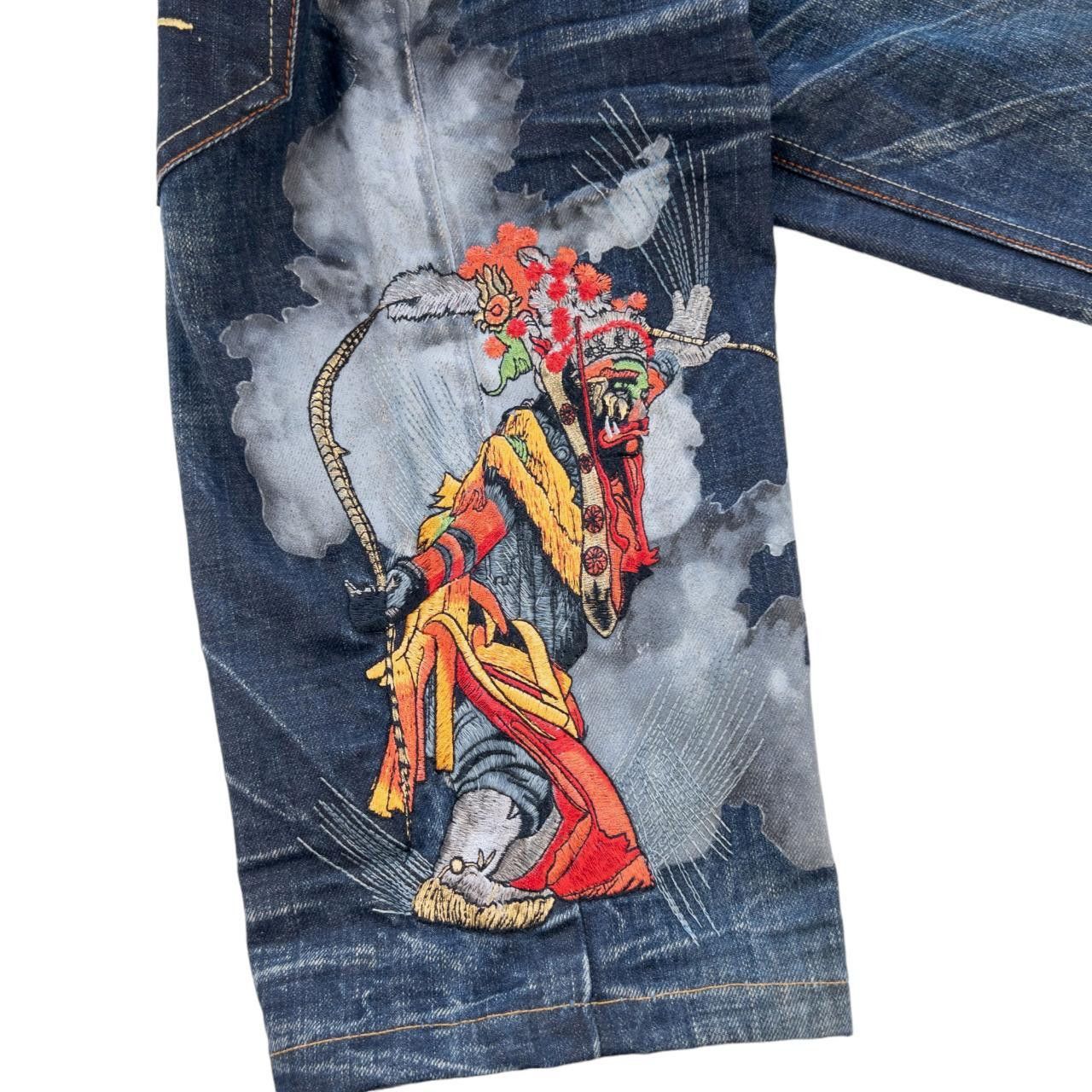 Other Vintage Geisha Japanese Denim Shorts Size W28 Size US 28 / EU 44 - 6 Thumbnail