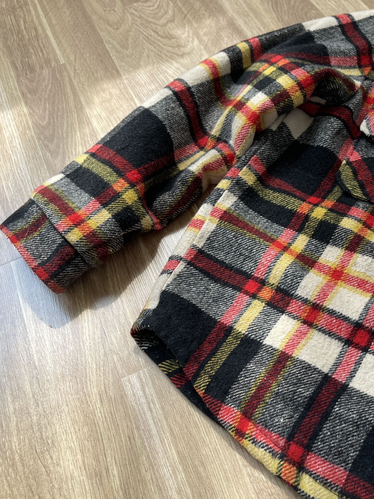 Proper Cloth × Vintage Vintage Proper Care Flannel Wool Fleece Jacket Size M USA Size US M / EU 48-50 / 2 - 4 Thumbnail