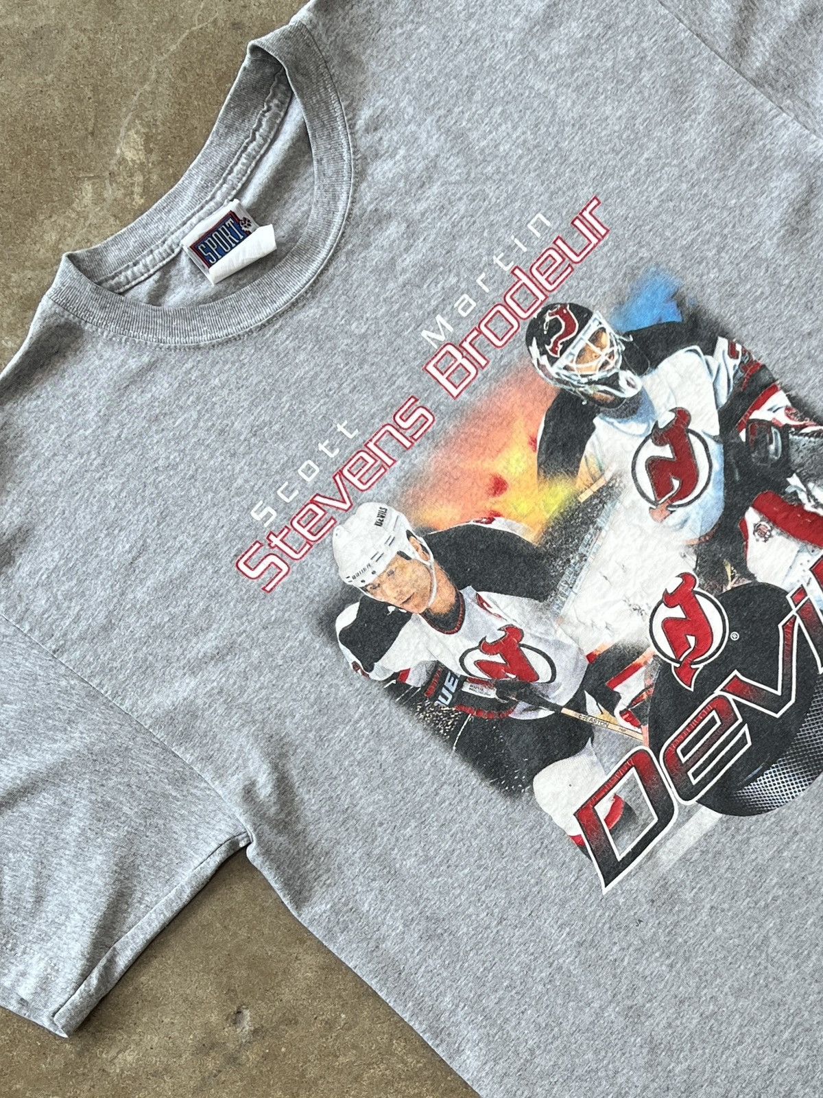 NHL Vintage NHL Devils Scott Stevens Martin Brodeur Tee Large Size US L / EU 52-54 / 3 - 1 Thumbnail