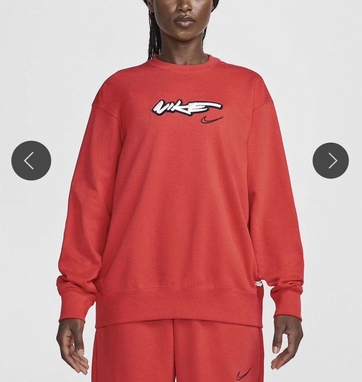 Futura × Nike Breaking Crewneck Women’s XXL - Light Crimson FZ0256-696 Size XXL / US 16-18 / IT 52-54 - 2 Thumbnail