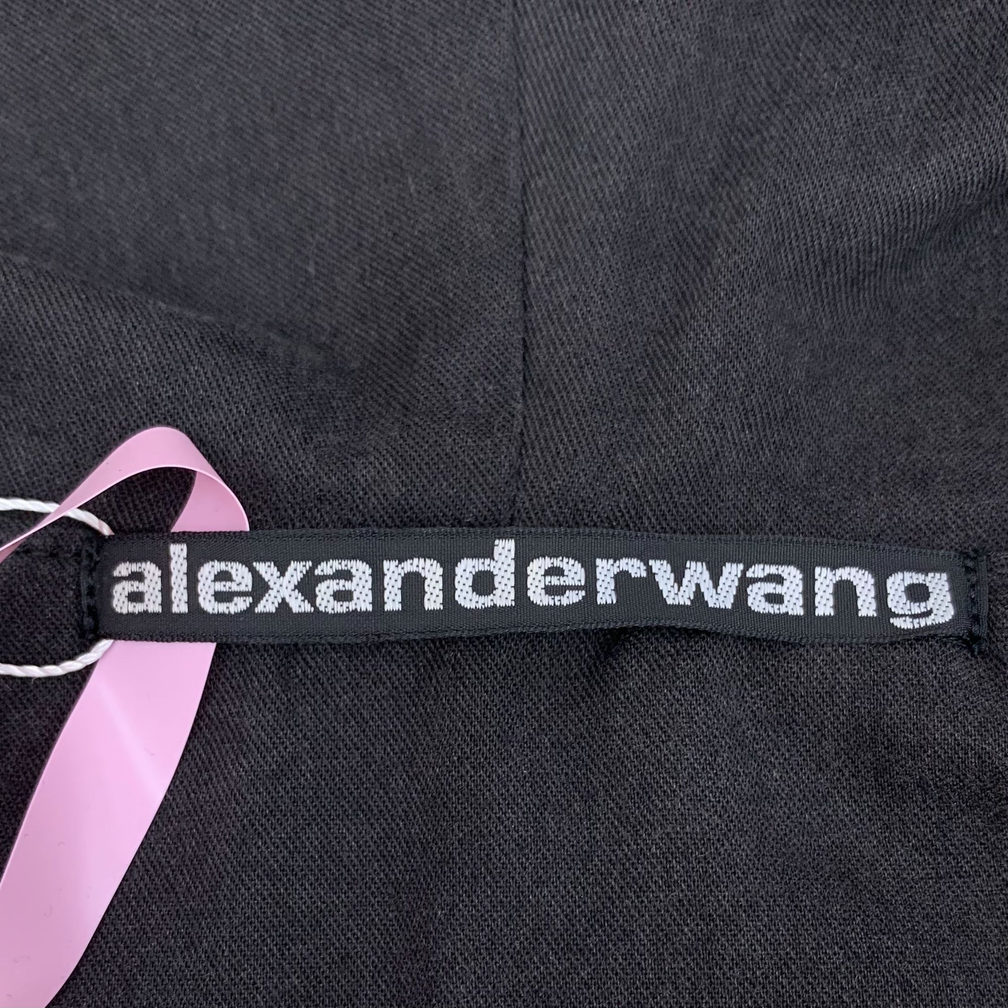 Alexander Wang Alexander Wang Black & Gray Logo Print Cotton Hooded Zipper Size XXS / US 00 / IT 34 - 2 Thumbnail