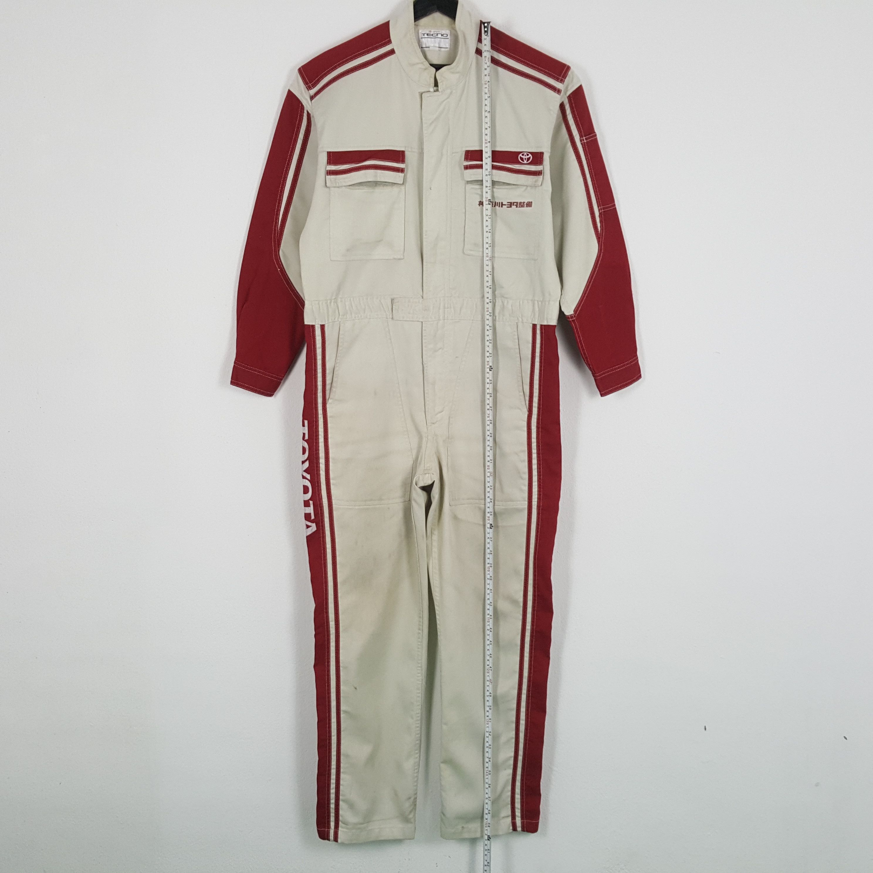 Vintage TOYOTA TECNO Racing Style Motorsports Coverall Jacket Size US M / EU 48-50 / 2 - 7 Thumbnail