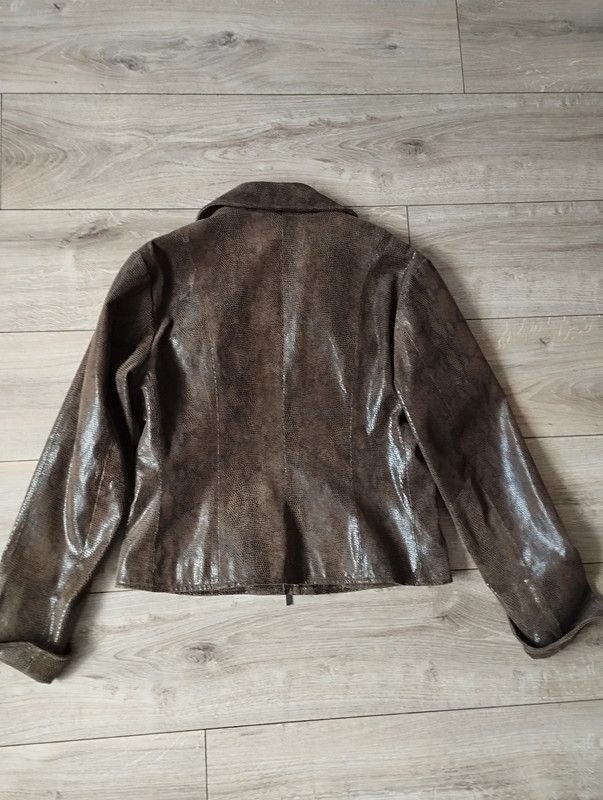 ARMA Arma Leather brown jacket size M Size US M / EU 48-50 / 2 - 6 Thumbnail