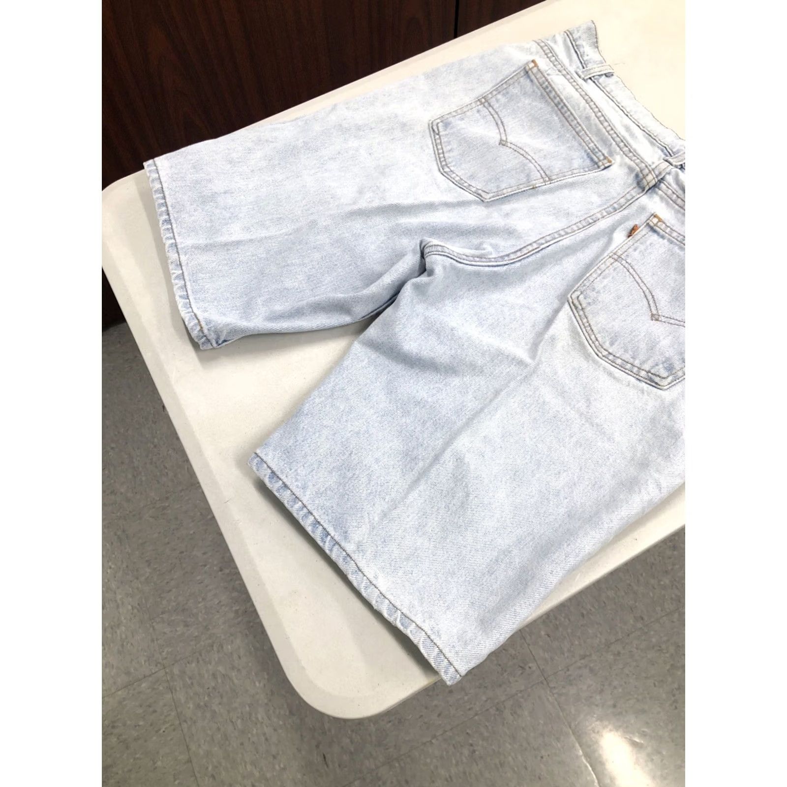 Levi's VINTAGE Levi’s 550 Orange Tab Denim Shorts Size 34 Blue Size US 34 / EU 50 - 6 Thumbnail