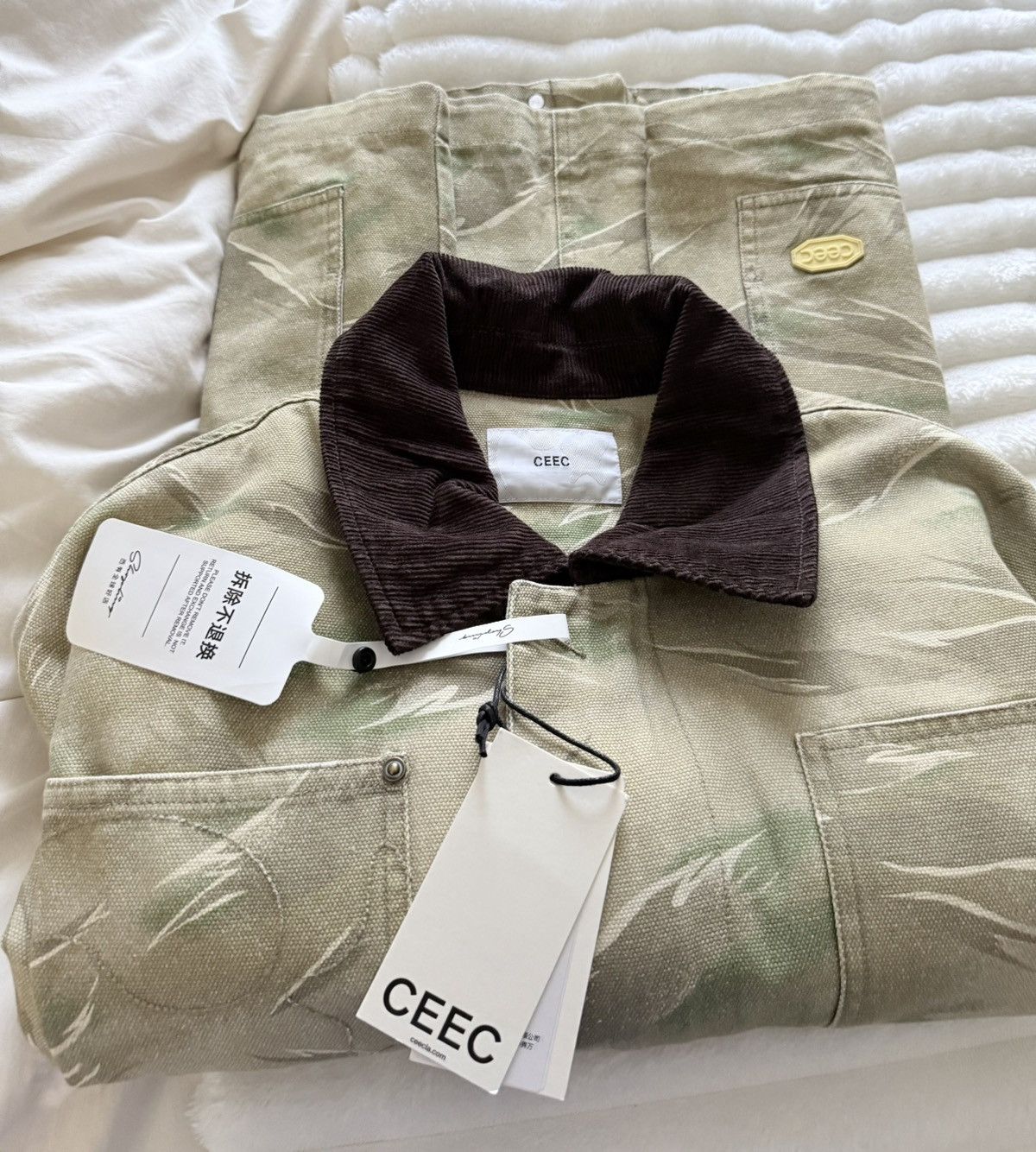 Other CEEC, LA based brand, Camouflage Beige Green Jacket Size US S / EU 44-46 / 1 - 3 Thumbnail