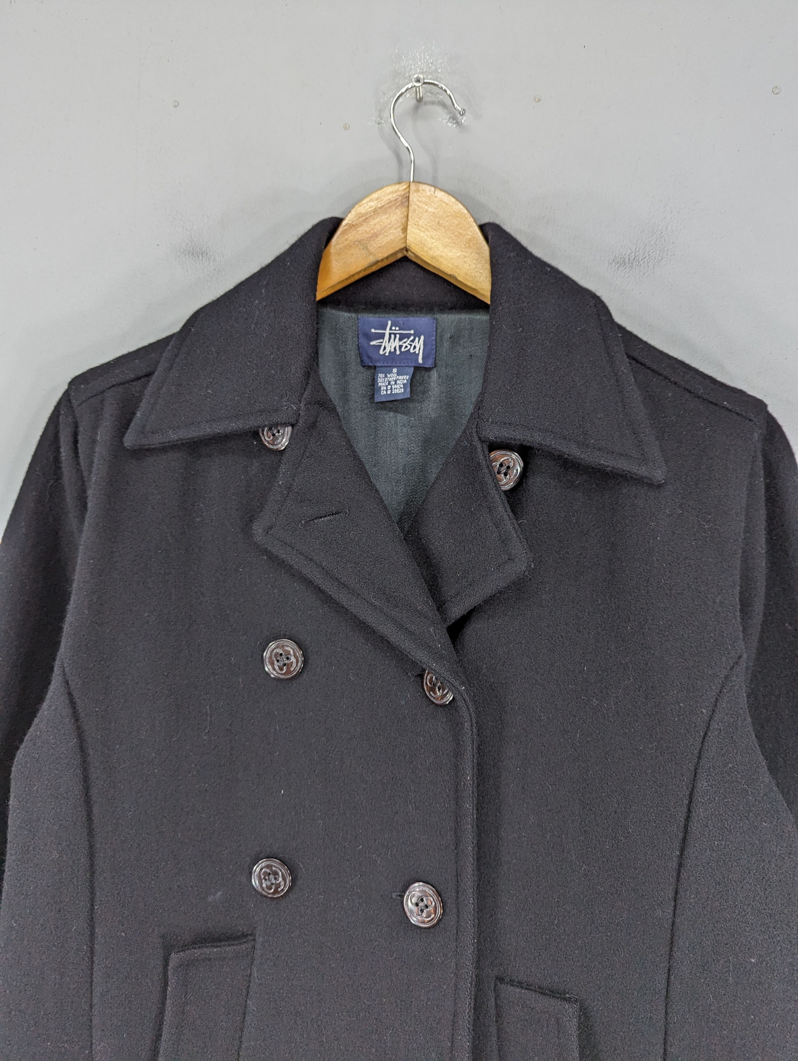Stussy 🔥RARE🔥Stussy Double Breasted Wool Jacket Size US S / EU 44-46 / 1 - 5 Thumbnail
