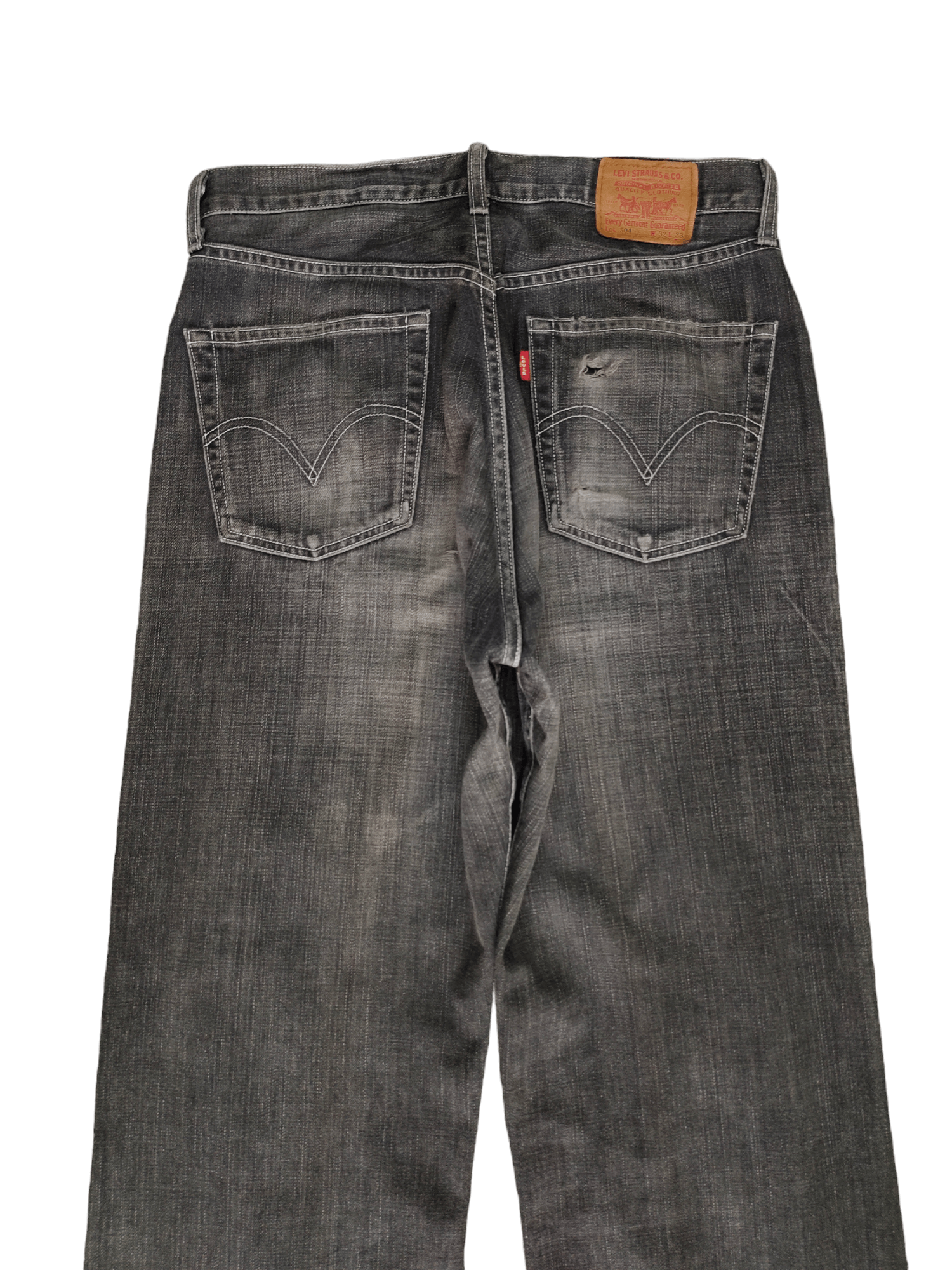 Levi's Vintage Clothing Vintage Levis 504 Distress Faded Wide Leg Denim Jeans Size US 31 - 11 Thumbnail