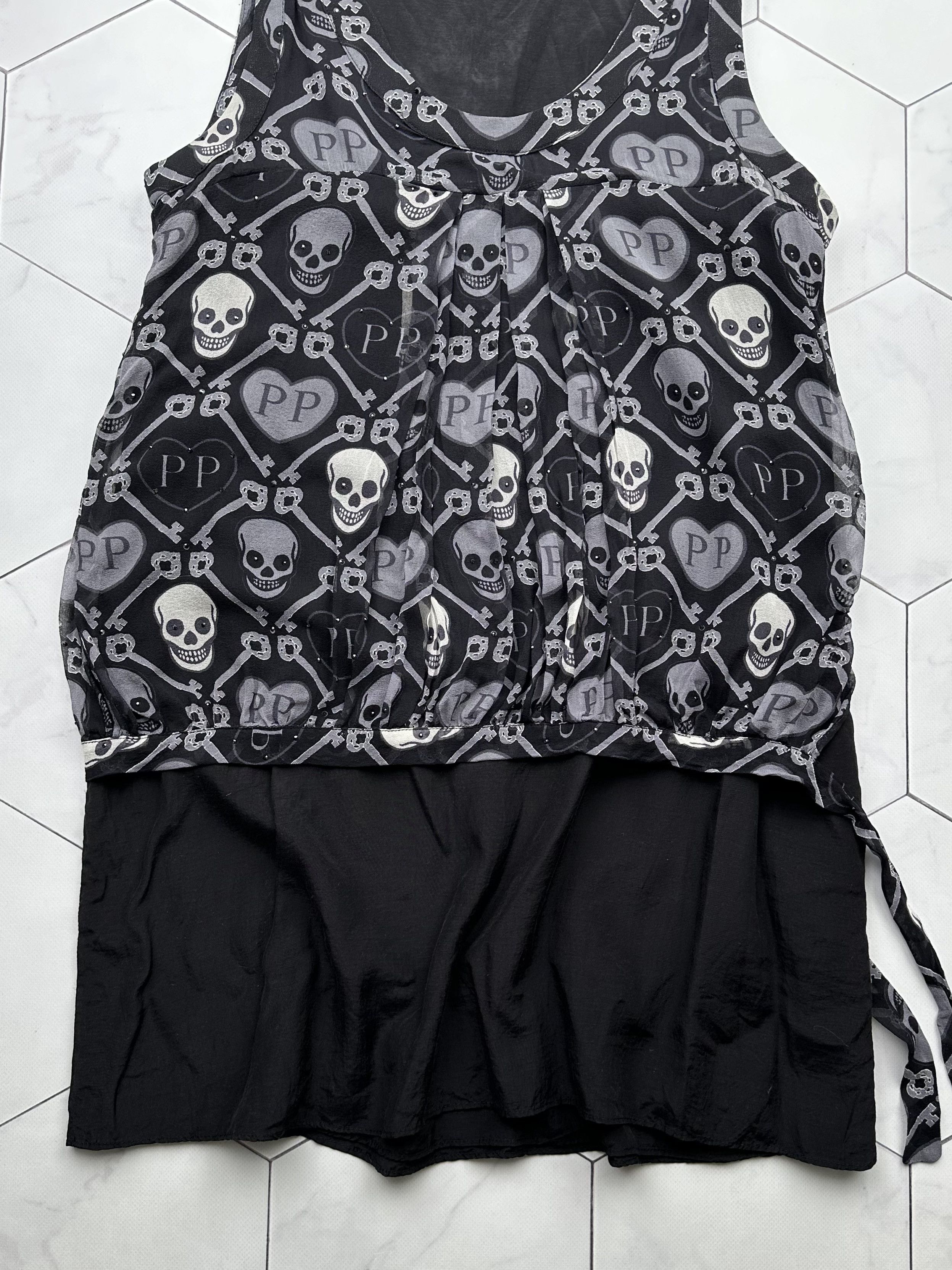 Philipp Plein Philipp Plein Vintage Printed Silk Dress (B142) Size S / US 4 / IT 40 - 3 Thumbnail