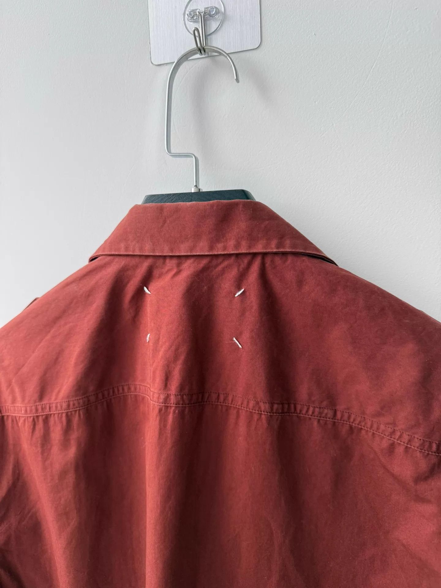 Maison Margiela Maison Margiela S/S16 Cuban Collar Zipper Shirt Dirty 48 Size US M / EU 48-50 / 2 - 5 Thumbnail