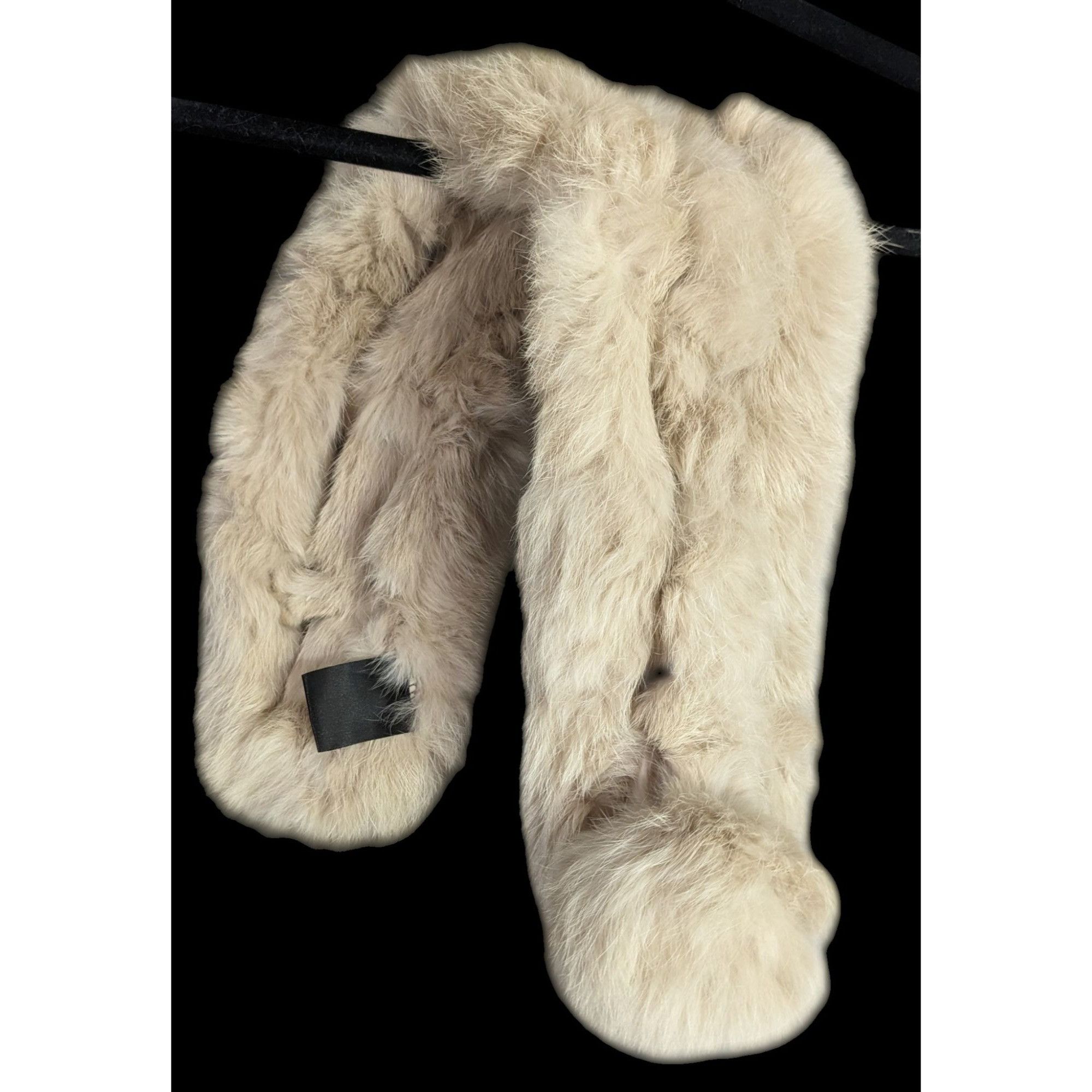 Other Vintage Genuine Rabbit Fur Pull-Through Scarf Size ONE SIZE - 2 Thumbnail