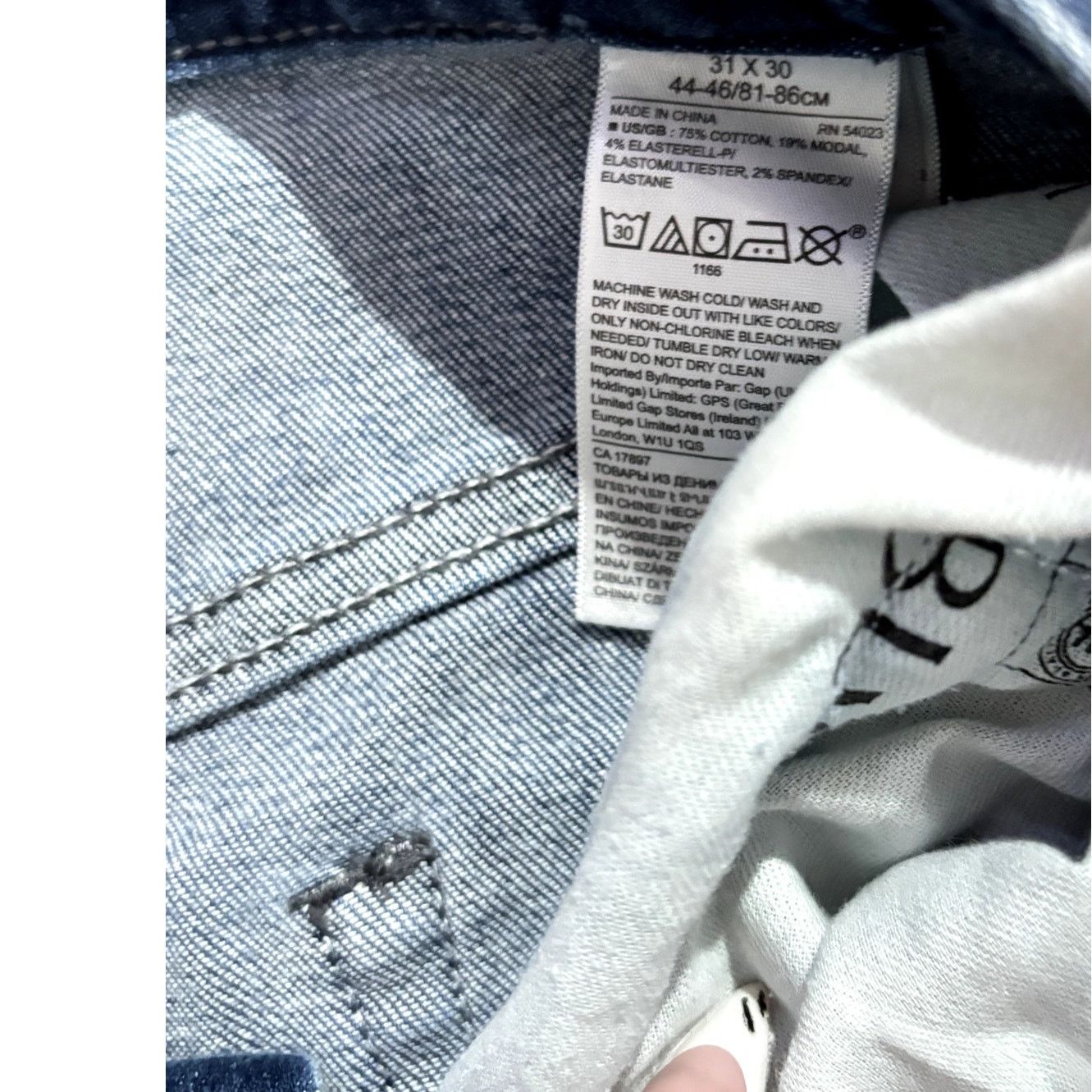 Banana Republic BANANAA REPUBLIC Men's Medium Wash Slim Fit Jeans Sz 31x30 Size US 31 - 4 Thumbnail
