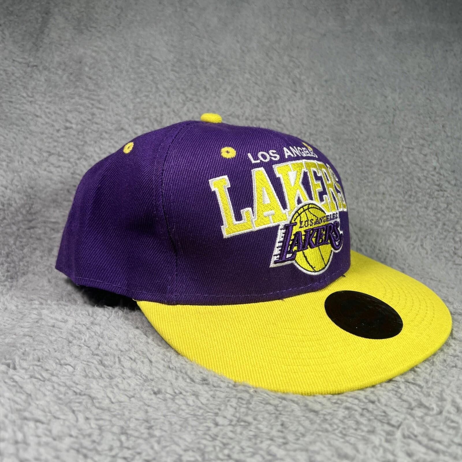 Mitchell & Ness LA Lakers NBA Basketball Mitchell & Ness Snapback Hat Y2K Size ONE SIZE - 3 Thumbnail