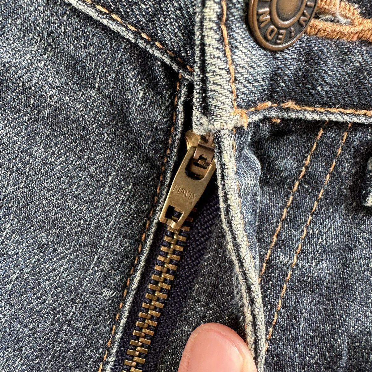 Japanese Brand Vintage Edwin Faded Flare Distressed Jean Denim Pant W28 Size US 28 / EU 44 - 7 Thumbnail