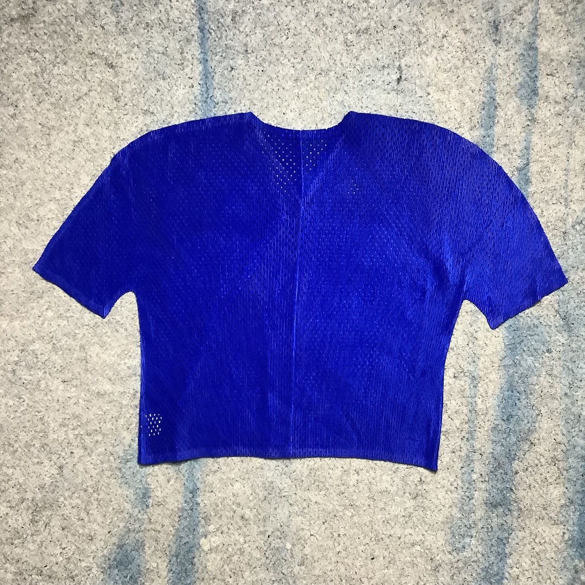 Issey Miyake × Pleats Please Issey Miyake Issey Miyake Pleats Please Crop Top Stylish Size L / US 10 / IT 46 - 9 Thumbnail