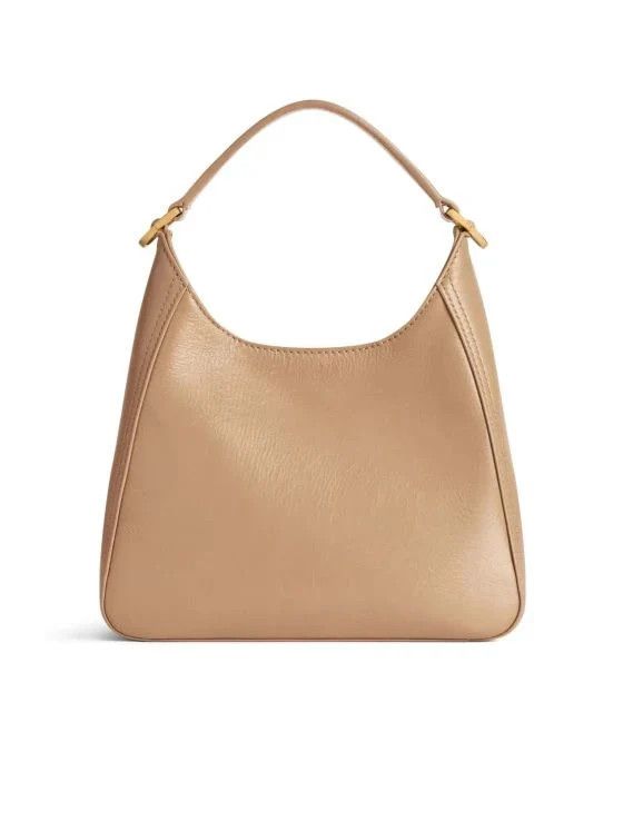 Balenciaga o1mt1gz0325 Size: OS / BB Soft Small Hobo Bag in Beige Size ONE SIZE - 5 Thumbnail