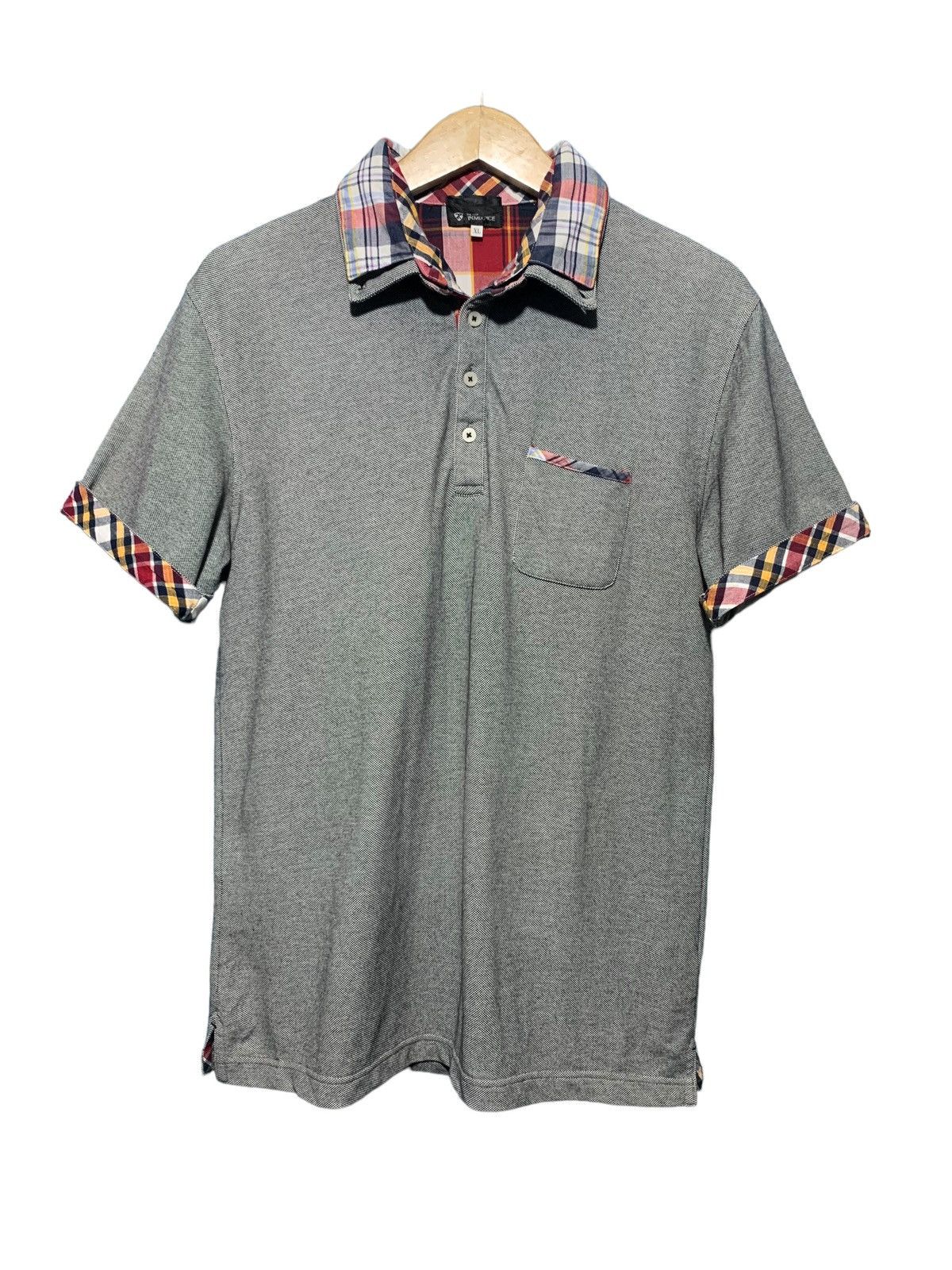 If Six Was Nine 2000s TKMIXPICE double collar polo shirt Size US M / EU 48-50 / 2 - 1 Thumbnail
