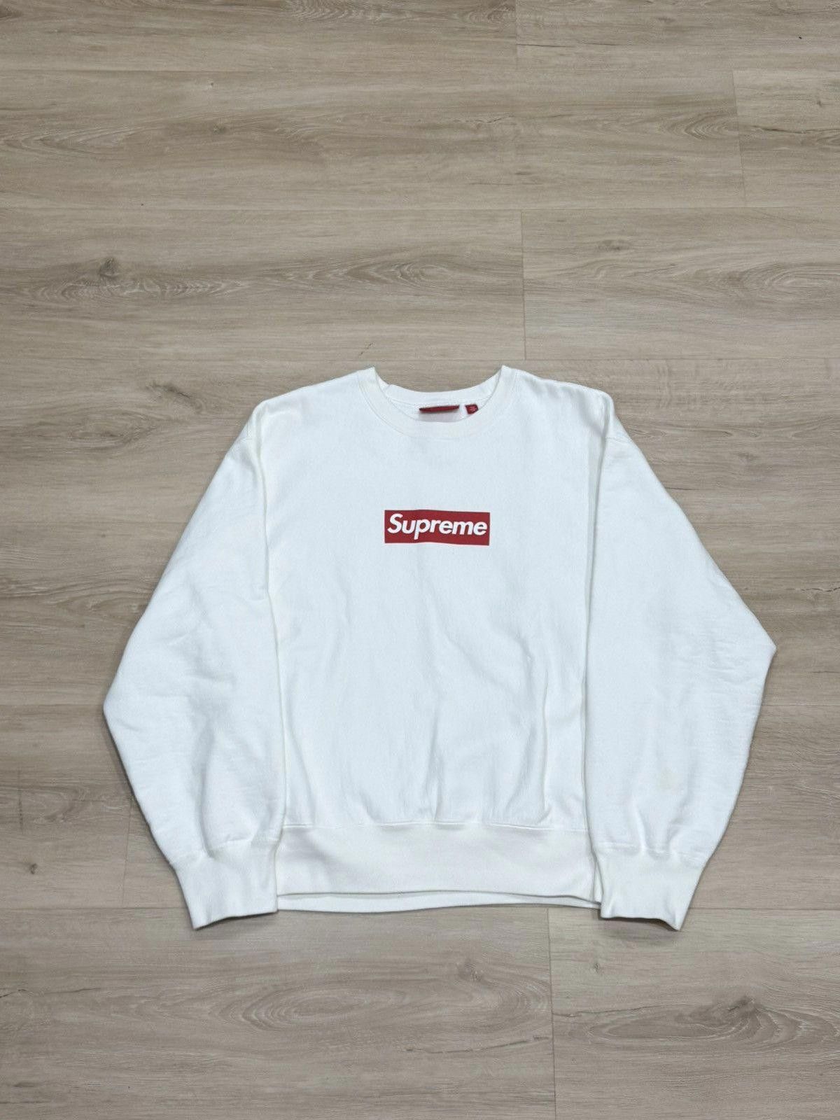 Supreme Supreme Washed Box Logo Crewneck Sweatshirt Size US M / EU 48-50 / 2 - 1 Thumbnail