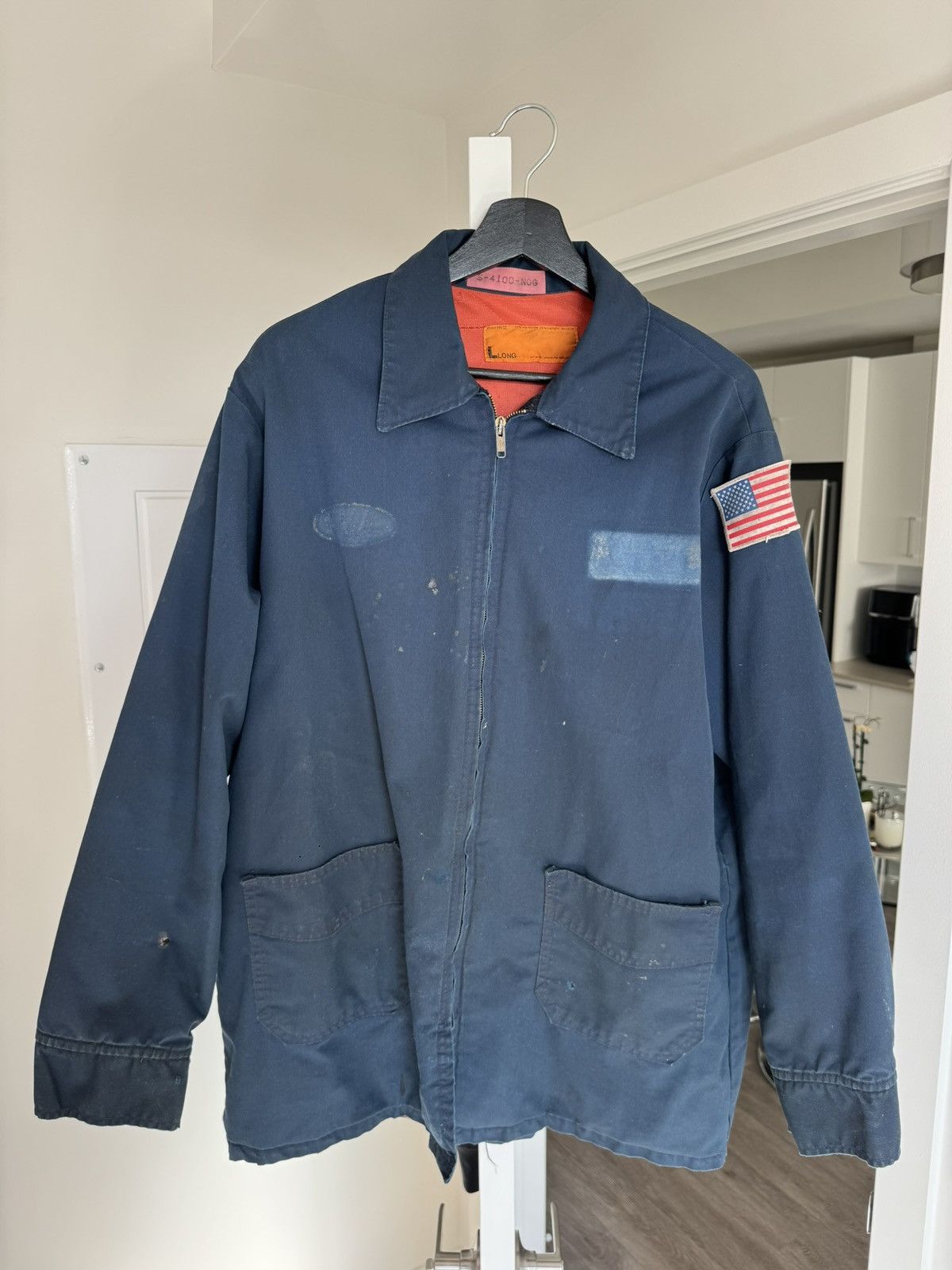 Vintage Vintage Long Navy Coat/Jacket Size US L / EU 52-54 / 3 - 1 Thumbnail