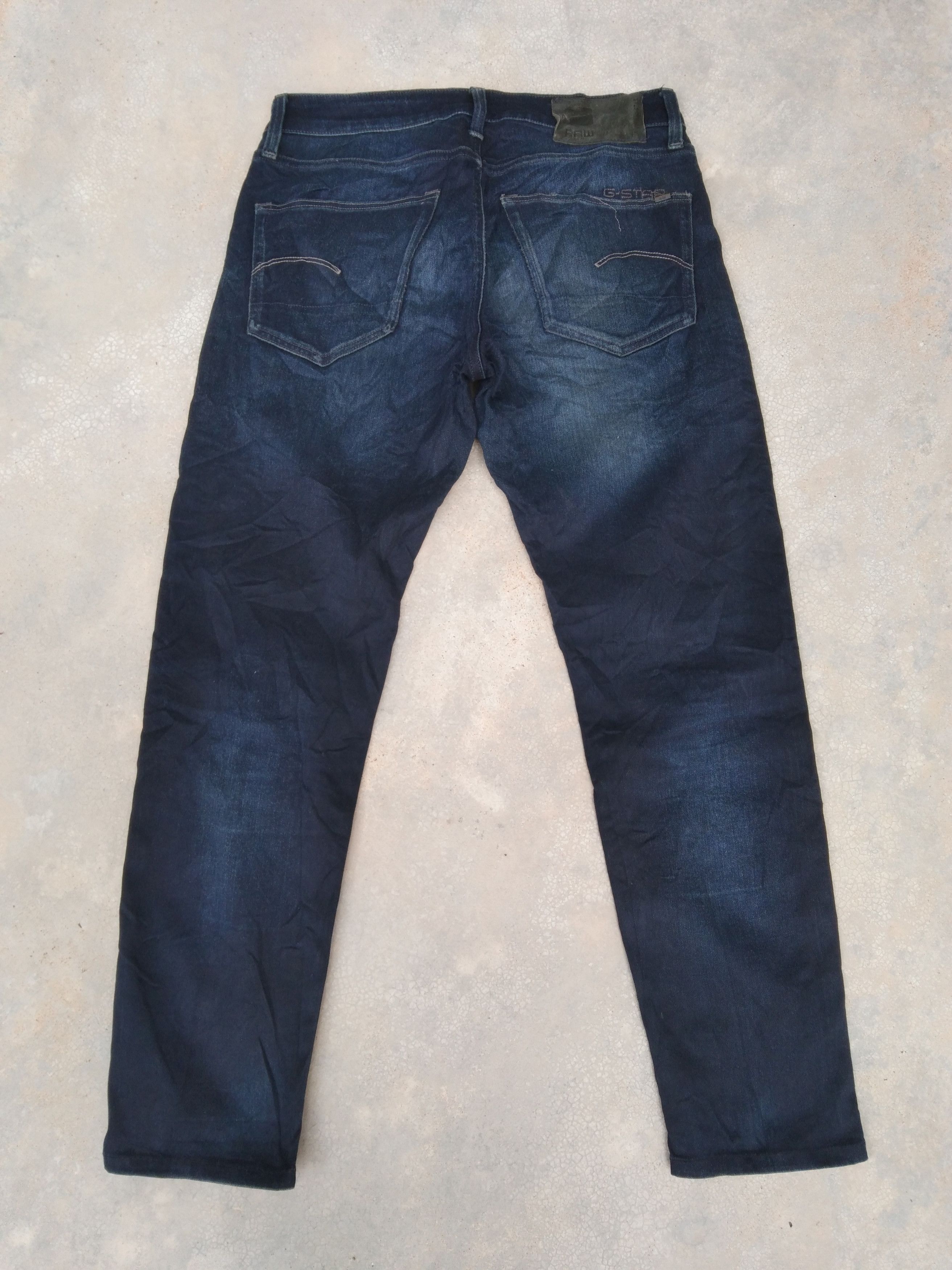 G-Star G Star Raw 3301 Slim Distressed Jeans 30x29 Size US 30 / EU 46 - 2 Thumbnail