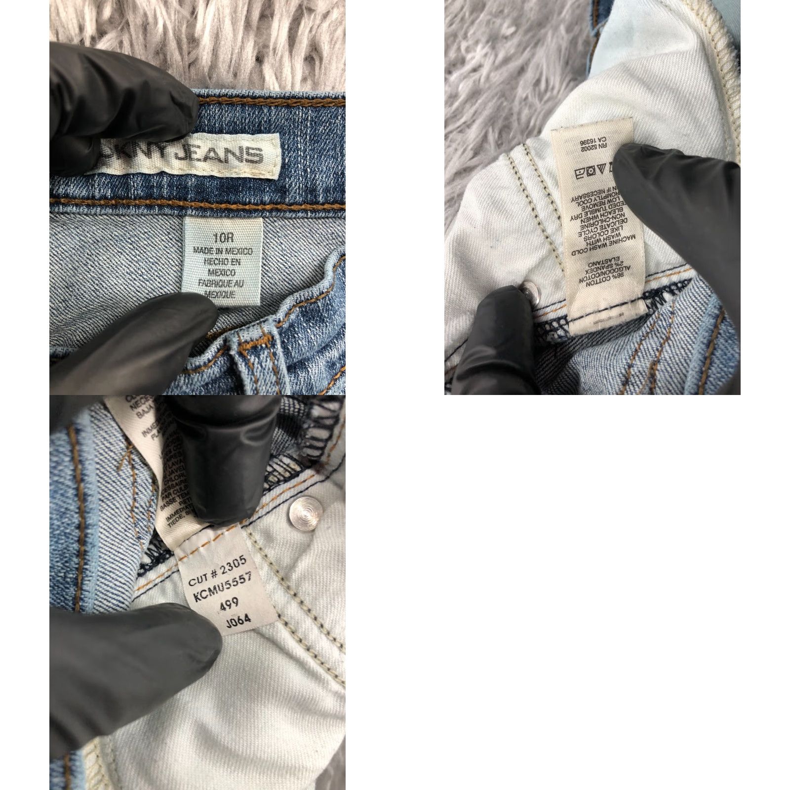 DKNY DKNY Jeans Bootcut Womens Size 10 Mid Rise Medium Wash Blue Denim Regular Inseam 31 in 5-Pocket Size 32" / US 10 / IT 46 - 9 Thumbnail