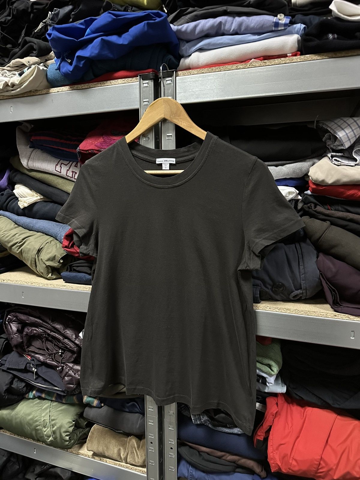 James Perse Standard James Perse Women’s T-Shirt Black Tee USA Size 2 Size M / US 6-8 / IT 42-44 - 3 Thumbnail