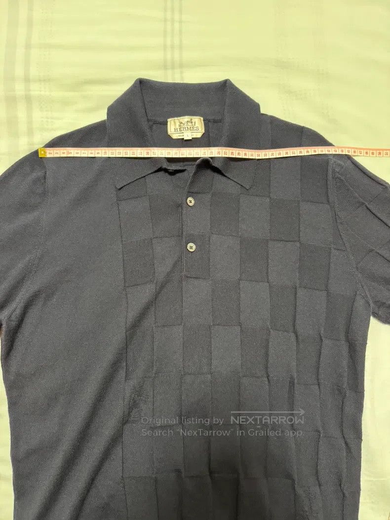 Hermes Hermes Cashmere short-sleeve, 64% cashmere + 36% cotton, u Size US L / EU 52-54 / 3 - 3 Thumbnail