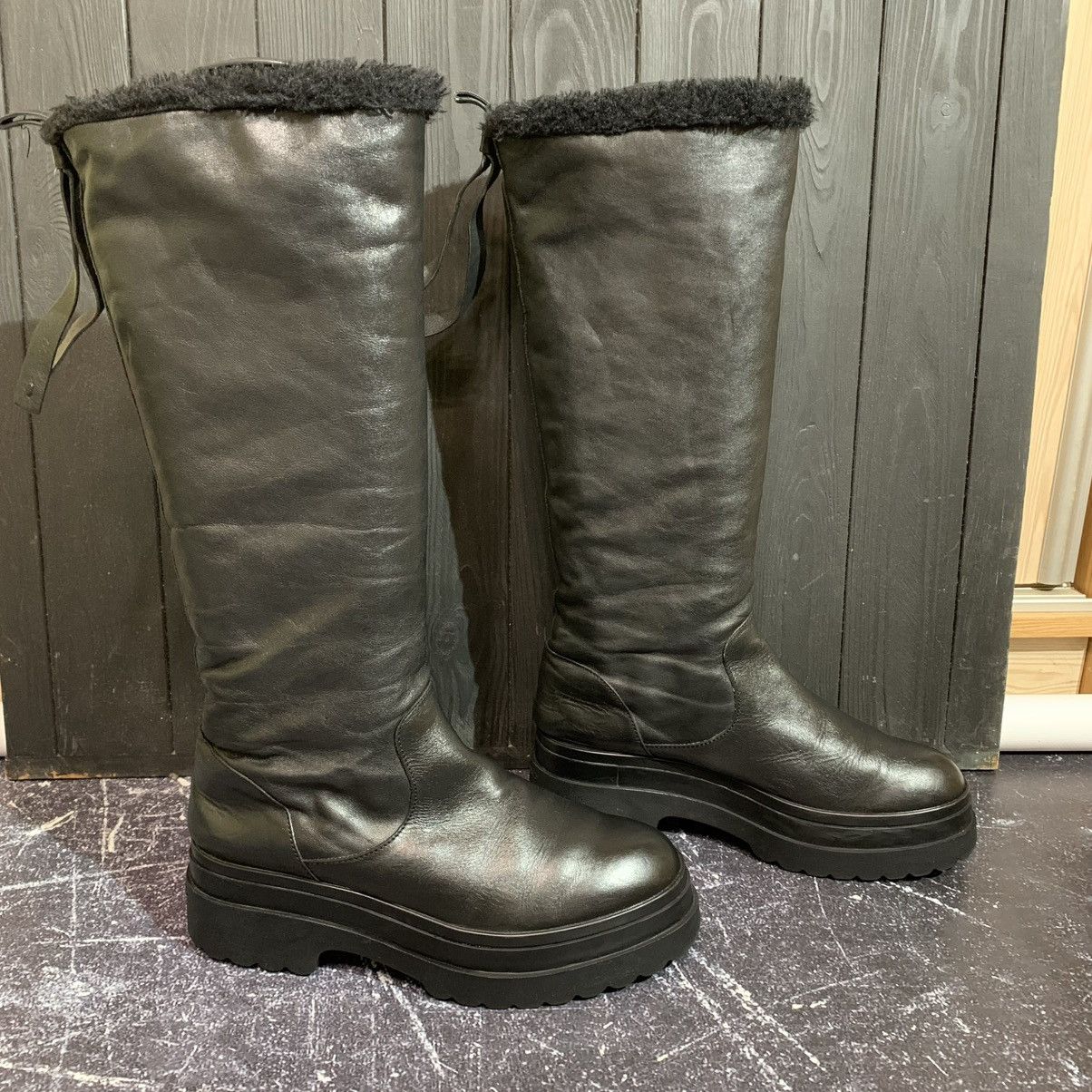 RED Valentino RED VALENTINO Women’s Warm Leather Boots Size 40 EU Size US 10 / IT 40 - 2 Thumbnail