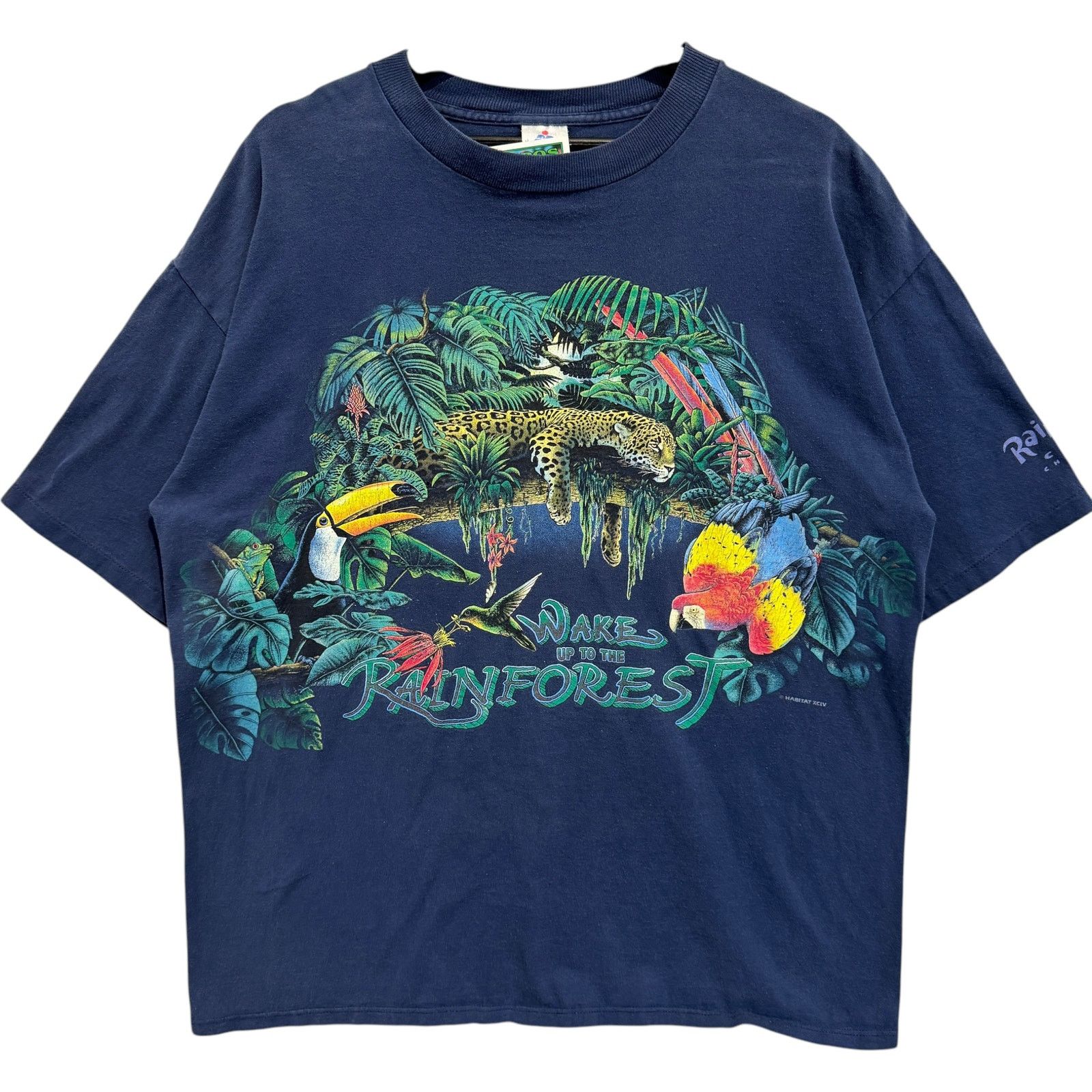 Vintage Vintage Wake Up To The Rainforest Tee XXL Size US XXL / EU 58 / 5 - 1 Thumbnail