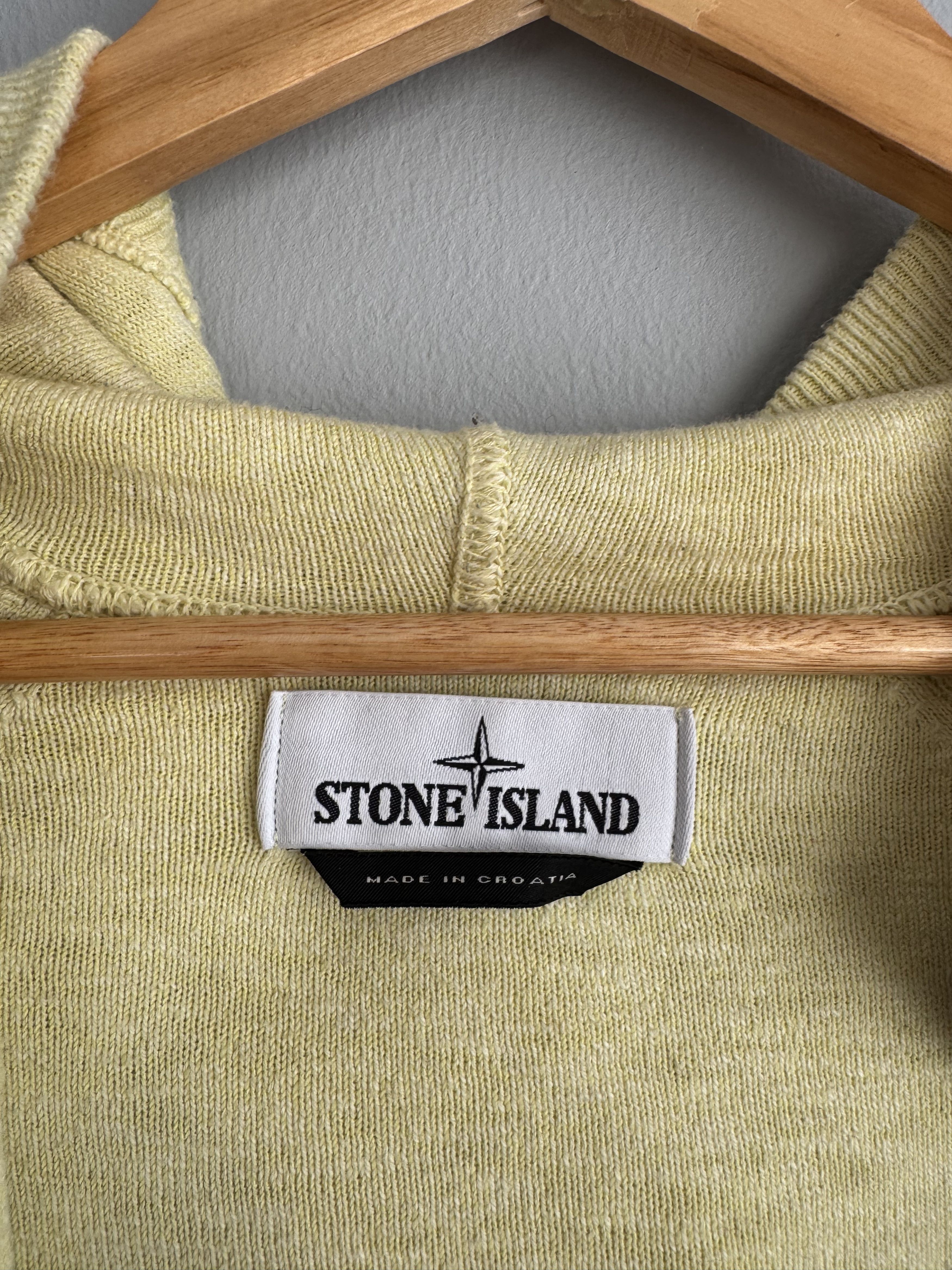 Stone Island Stone Island Hoodie Knitwear Zip-up Cardigan Lime jacket Size US XL / EU 56 / 4 - 5 Thumbnail
