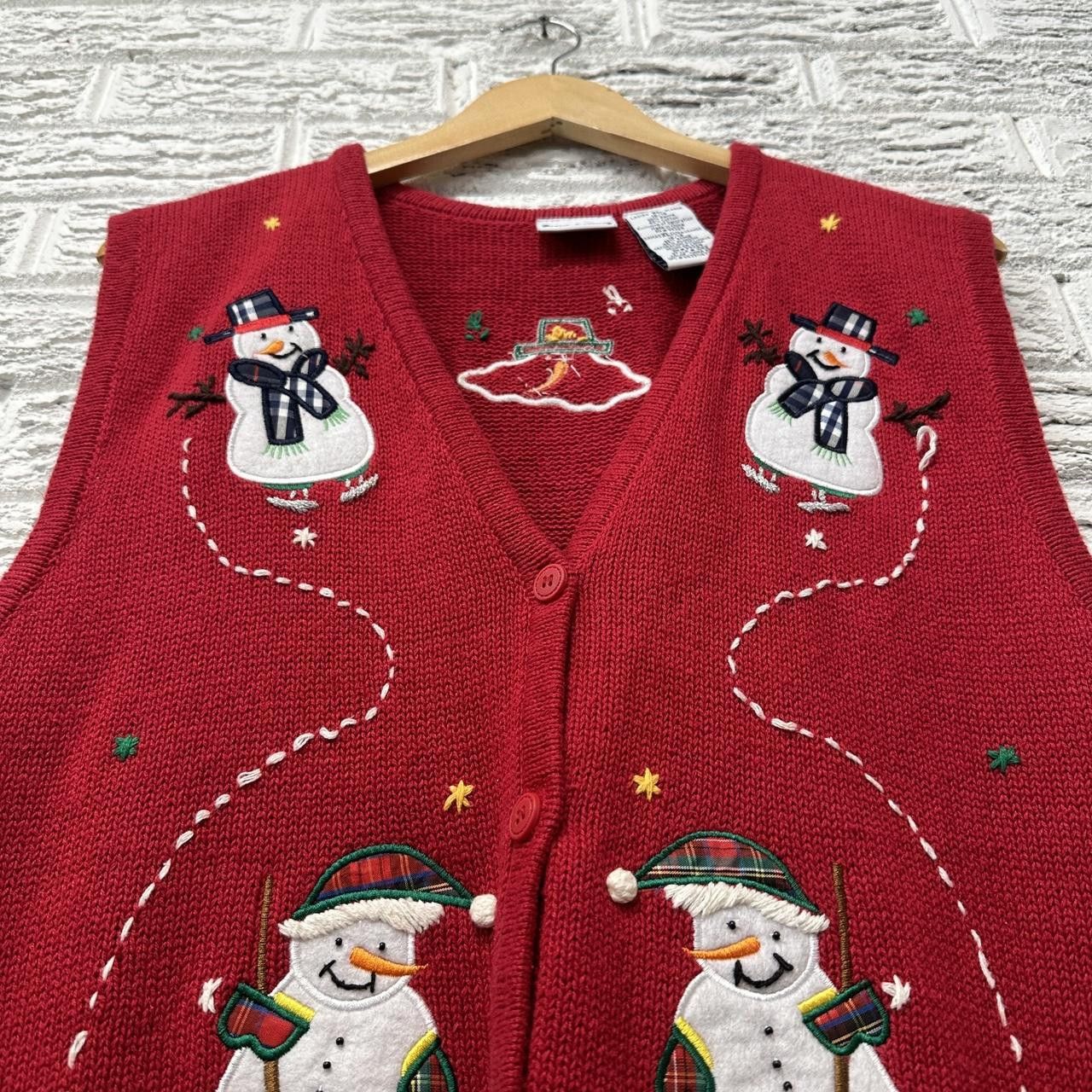 Vintage Vintage Bobbie Brooks Christmas Cardigan Button Up XL Size XL / US 12-14 / IT 48-50 - 1 Thumbnail