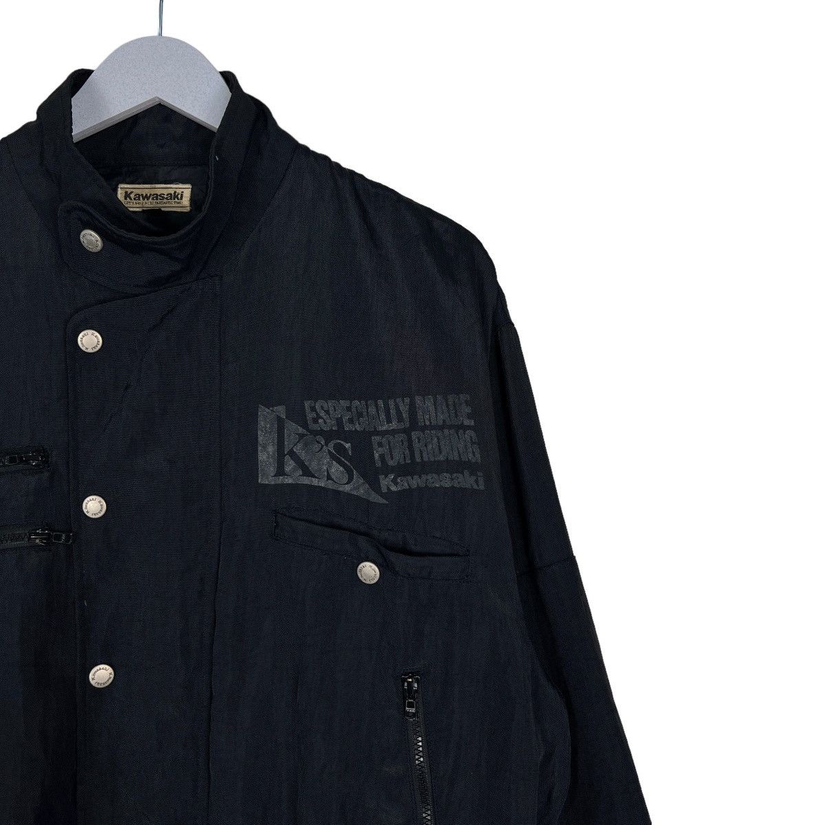 Vintage 🔥 VINTAGE KAWASAKI K'S RIDING BOMBER JACKET Size US L / EU 52-54 / 3 - 5 Thumbnail