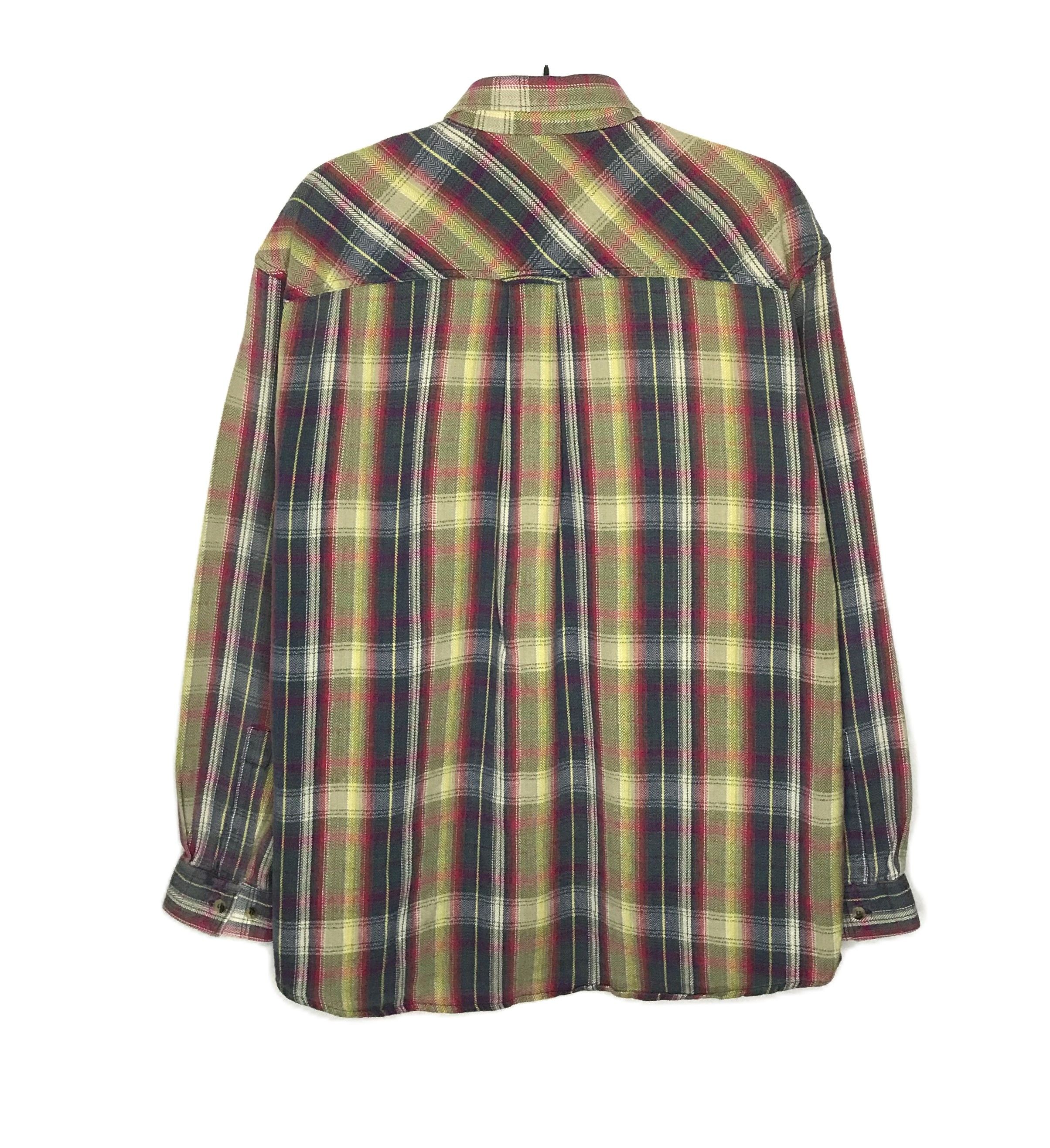 Marlboro Classics Marlboro Classics Mens Plaid Flannel Shirt Sz L Size US L / EU 52-54 / 3 - 2 Thumbnail