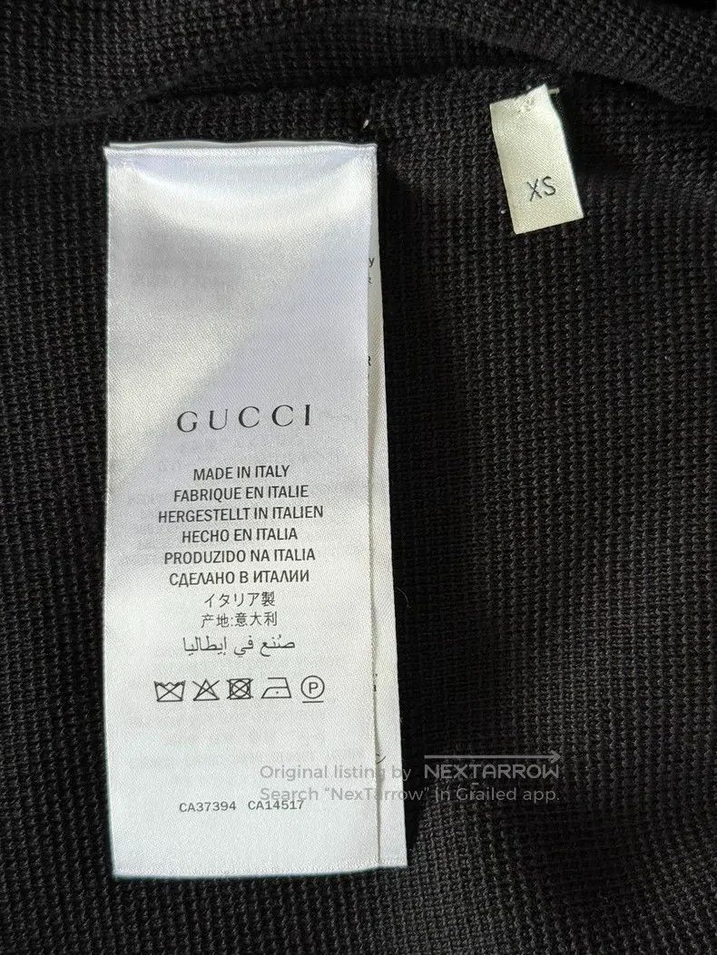 Gucci Gucci Black knitted cardigan coat Size XS / US 0-2 / IT 36-38 - 7 Thumbnail