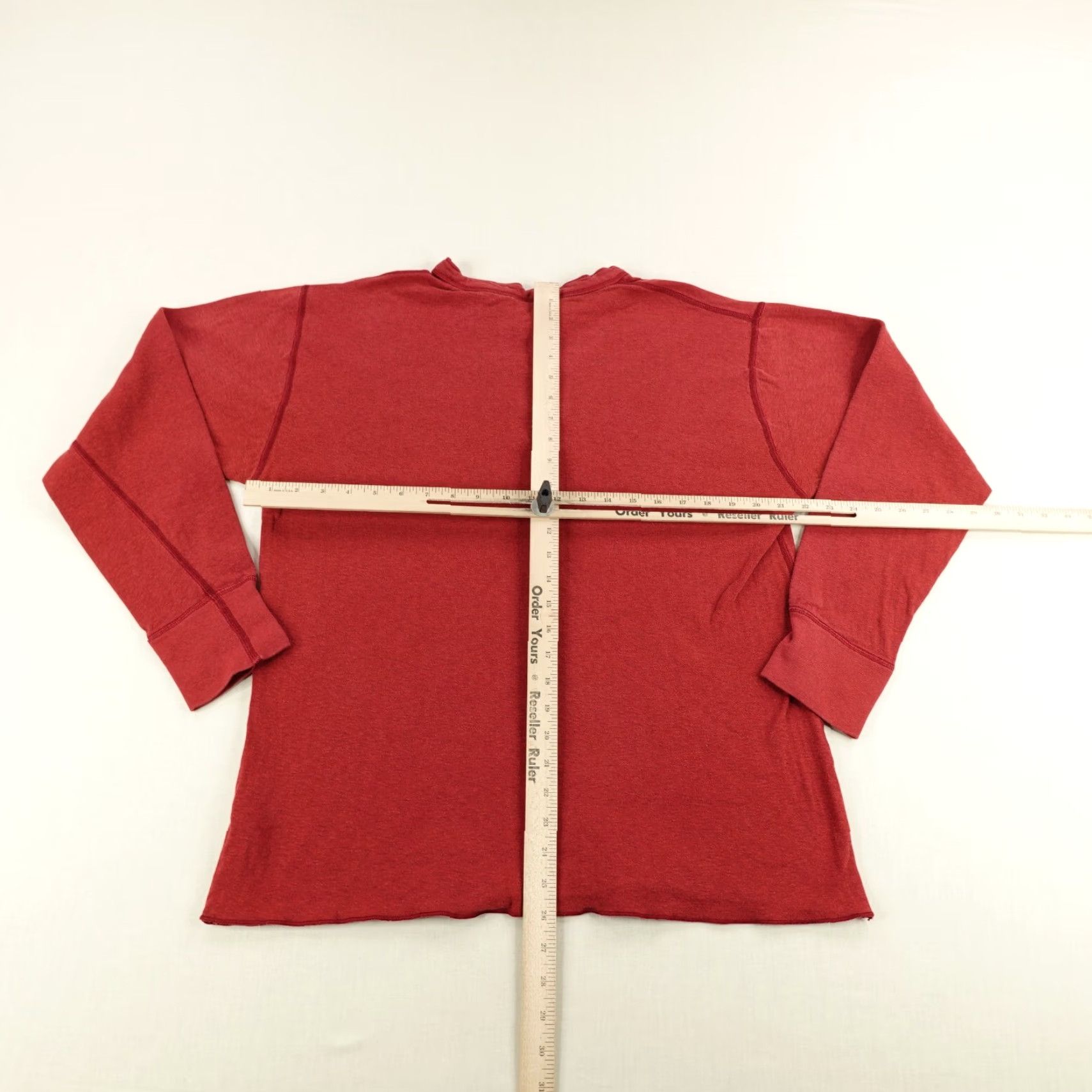 Vintage LL Bean Shirt Mens Large Red River Driver Thermal Henley Wool Blend Pullover Size US L / EU 52-54 / 3 - 5 Thumbnail