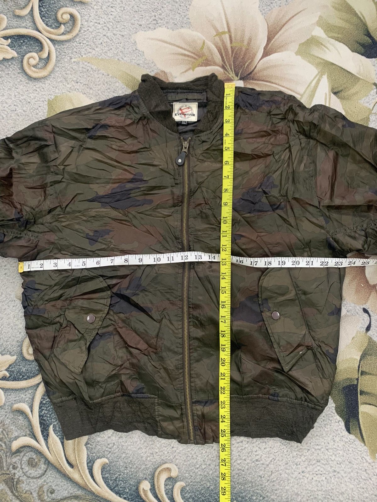 Japanese Brand Evenriver Camo Bomber Jacket Size US L / EU 52-54 / 3 - 6 Thumbnail