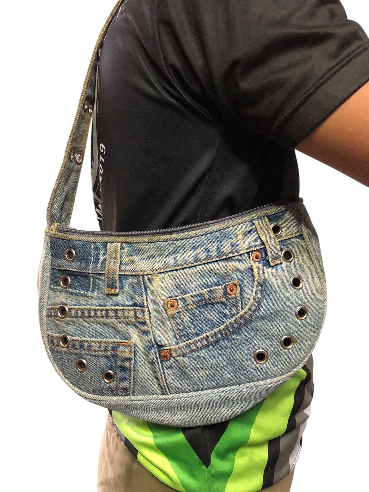 Levi's Vintage diy Levi’s Denim Handbag y2k Size ONE SIZE - 12 Thumbnail