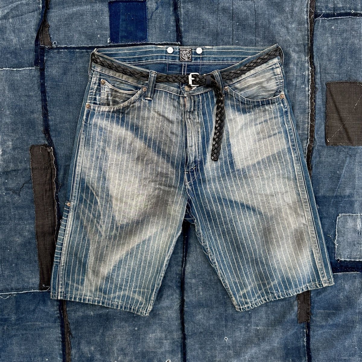 Sugar Cane SugarCane Stifel Wabash short jort Tuffwear capris denim Size US 34 / EU 50 - 1 Thumbnail