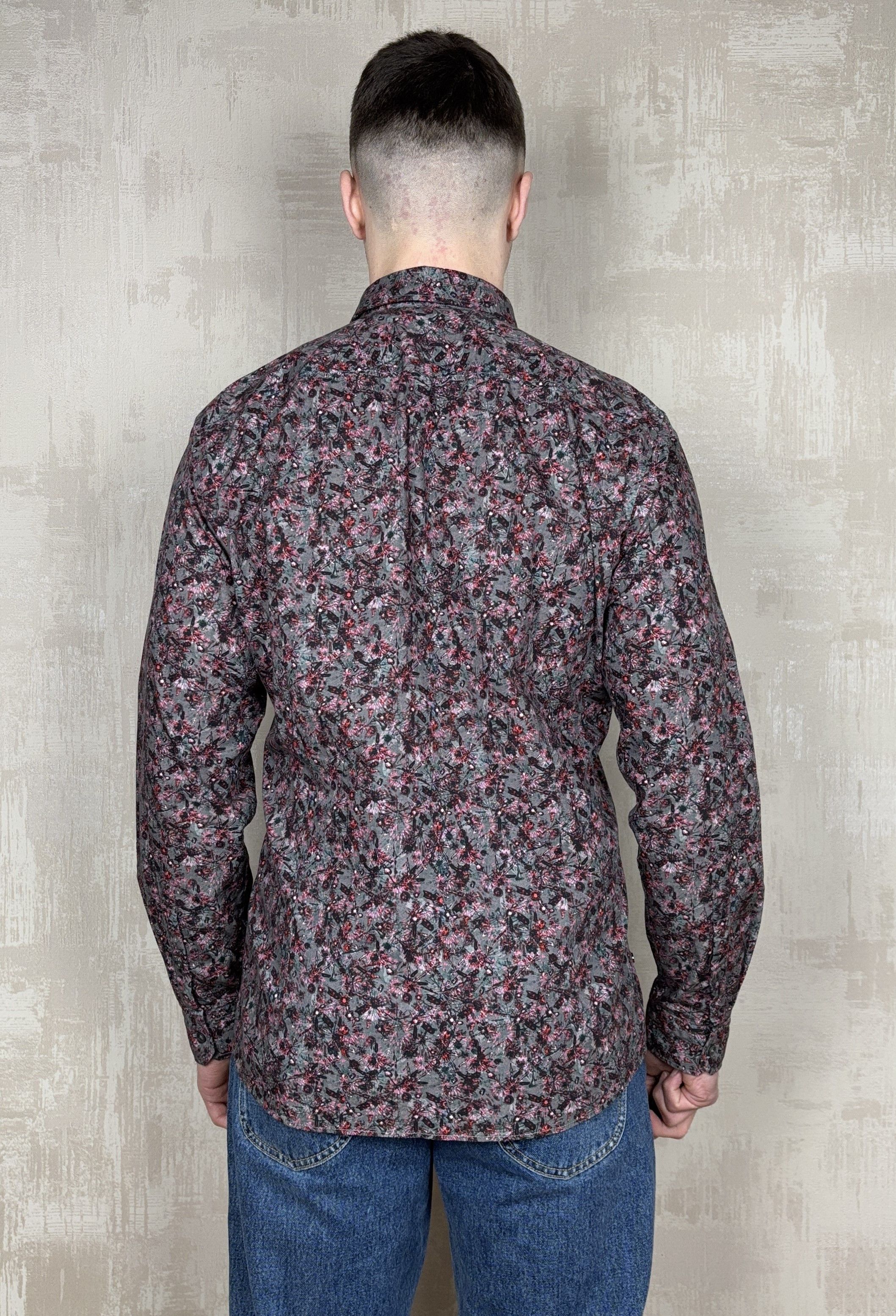 Strellson Strellson Floral Long Sleeve Shirt Button Down Size US L / EU 52-54 / 3 - 13 Thumbnail