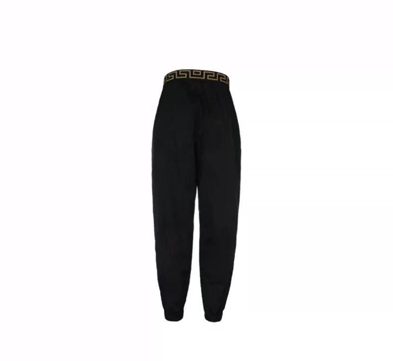 Versace Versace Greek back trimmed knit sweatpants Size US 32 / EU 48 - 1 Thumbnail