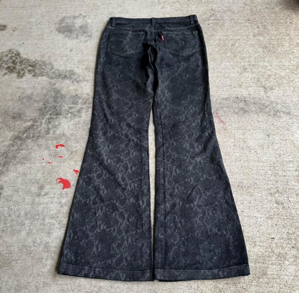 Tornado Mart tornado mart japan snakeskin flared dark pants Size US 31 - 3 Thumbnail