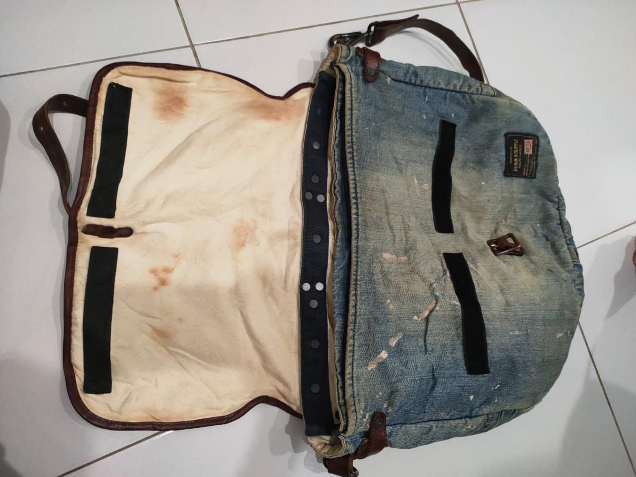 Polo Ralph Lauren 🔥 OFFER ME!! RALPH LAUREN DENIM & SUPPLY MESSENGER BAG Size ONE SIZE - 5 Thumbnail