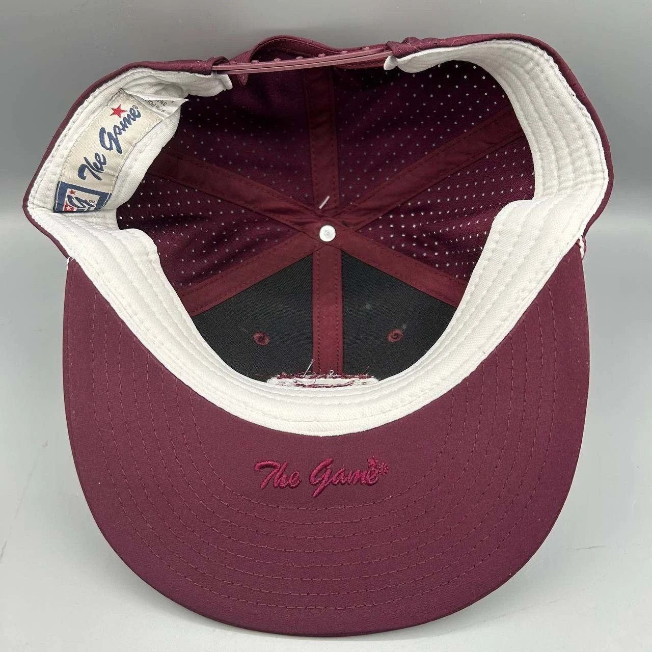 The Game Vintage Mississippi State Bulldogs Hat Men Red Snap Back Cap Size ONE SIZE - 2 Thumbnail