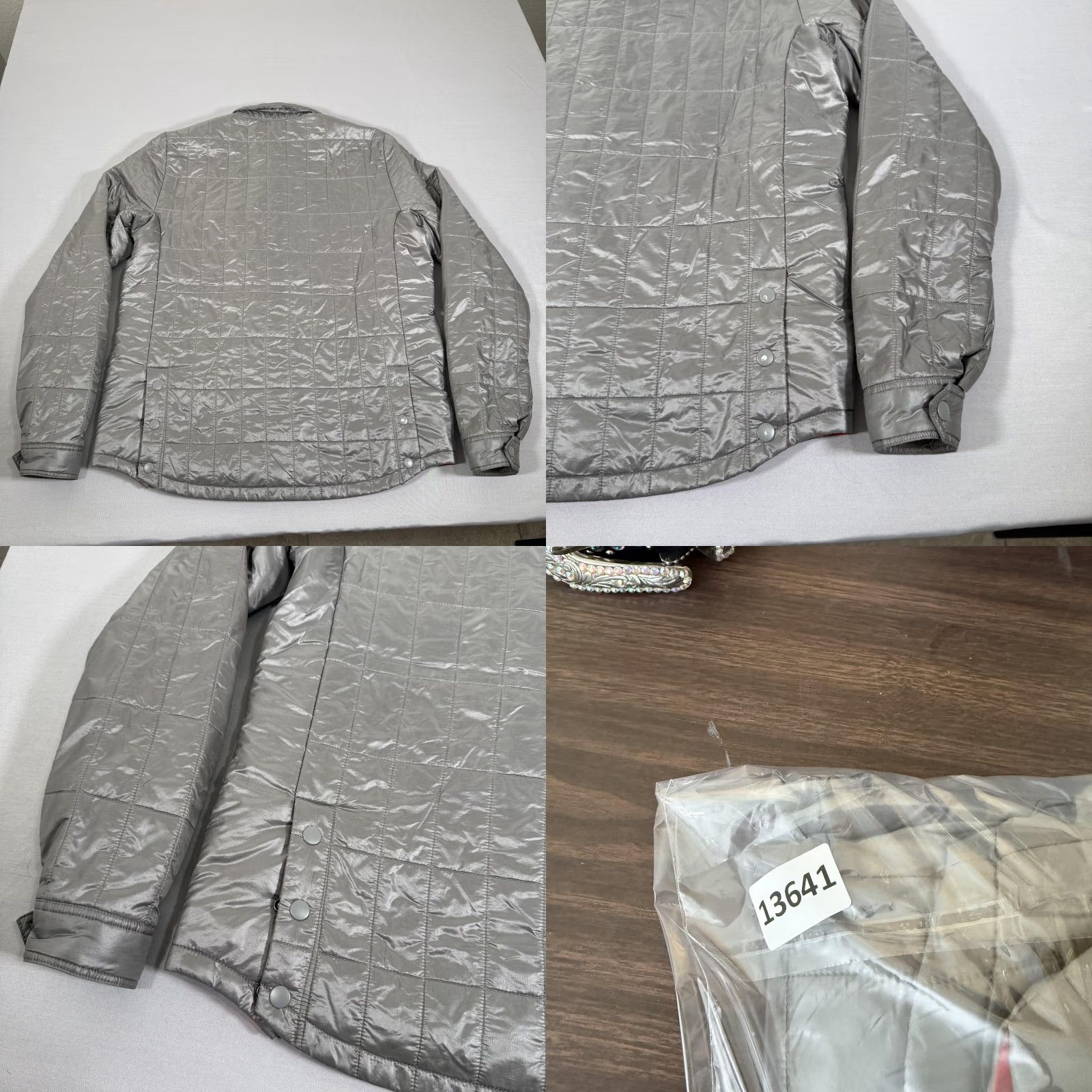 Cotopaxi Cotopaxi Jacket Mens M Gray Kusa Shirt Llama Puffer Insulated Snap Front Quilted Logo Pockets Outdoor 50% Llama Fiber 80g Shacket - Shirt Jacket Mens Size US M / EU 48-50 / 2 - 8 Thumbnail