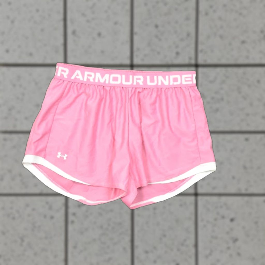 Under Armour Under Armour Women's Pink Play Up Shorts 3.0 Running Athletic Training M Medium-Long? Size 32" / US 10 / IT 46 - 1 Thumbnail