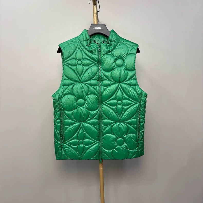 Louis Vuitton Green Padded Vest-2506