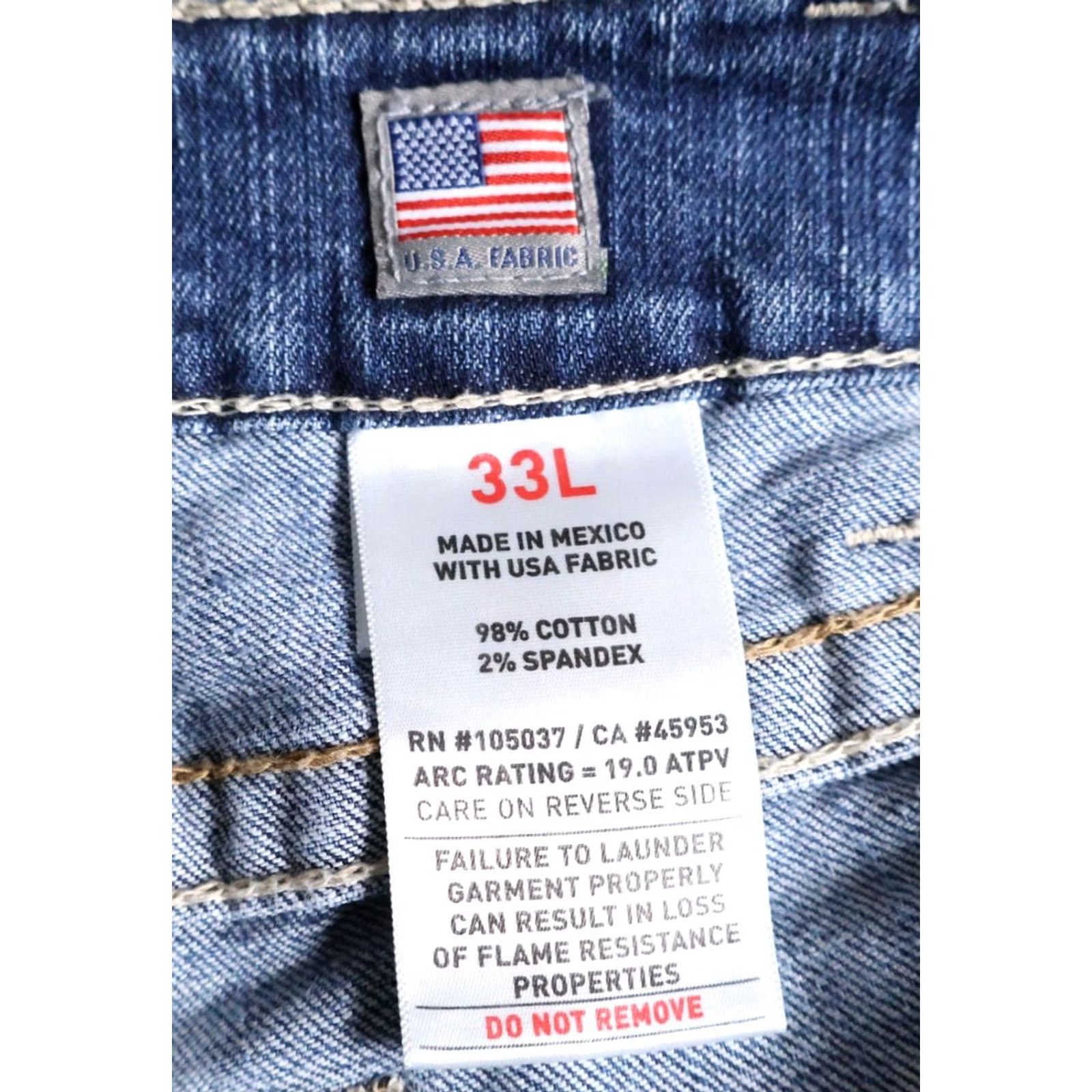Ariat Ariat Jeans Bootcut Women's 40 x 31.5 Denim Blue Zip Fly Stretch 5-Pocket Fashion Mid Rise Vintage No Size 27" / US 4 / IT 40 - 4 Thumbnail