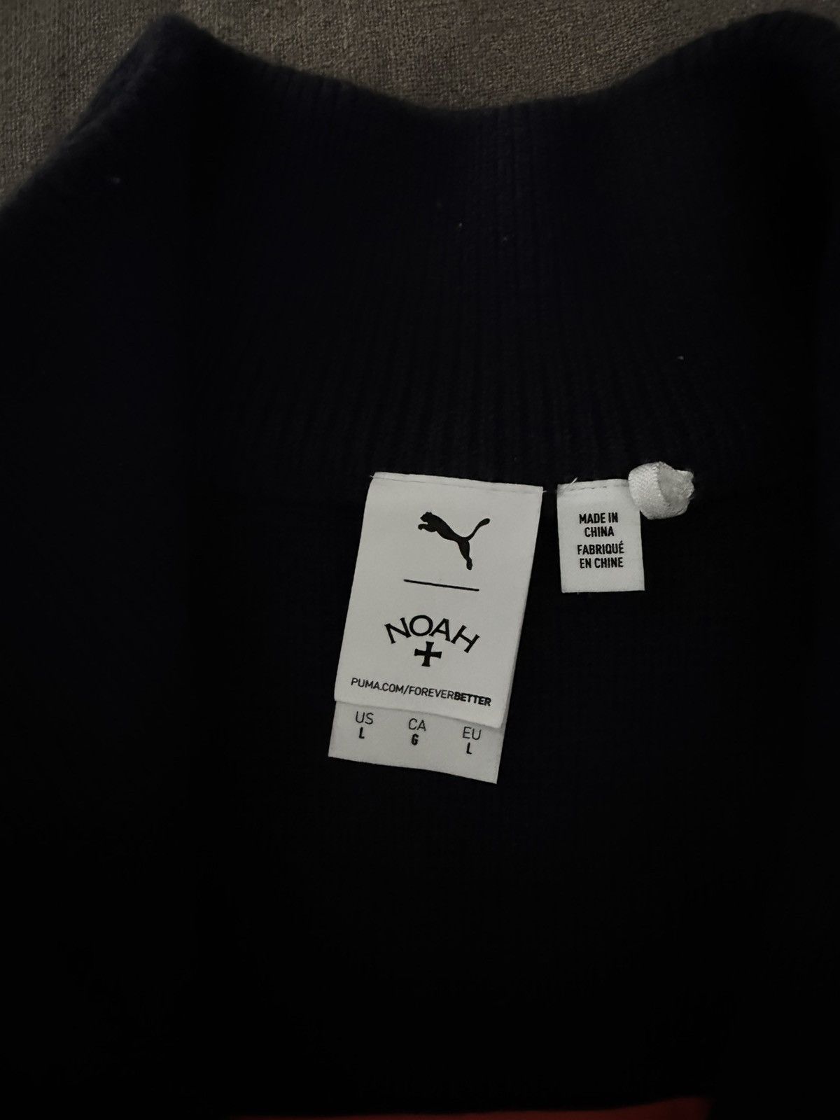 Noah × Puma Noah x Puma Zip Sweater Limited Edition Size US L / EU 52-54 / 3 - 5 Thumbnail
