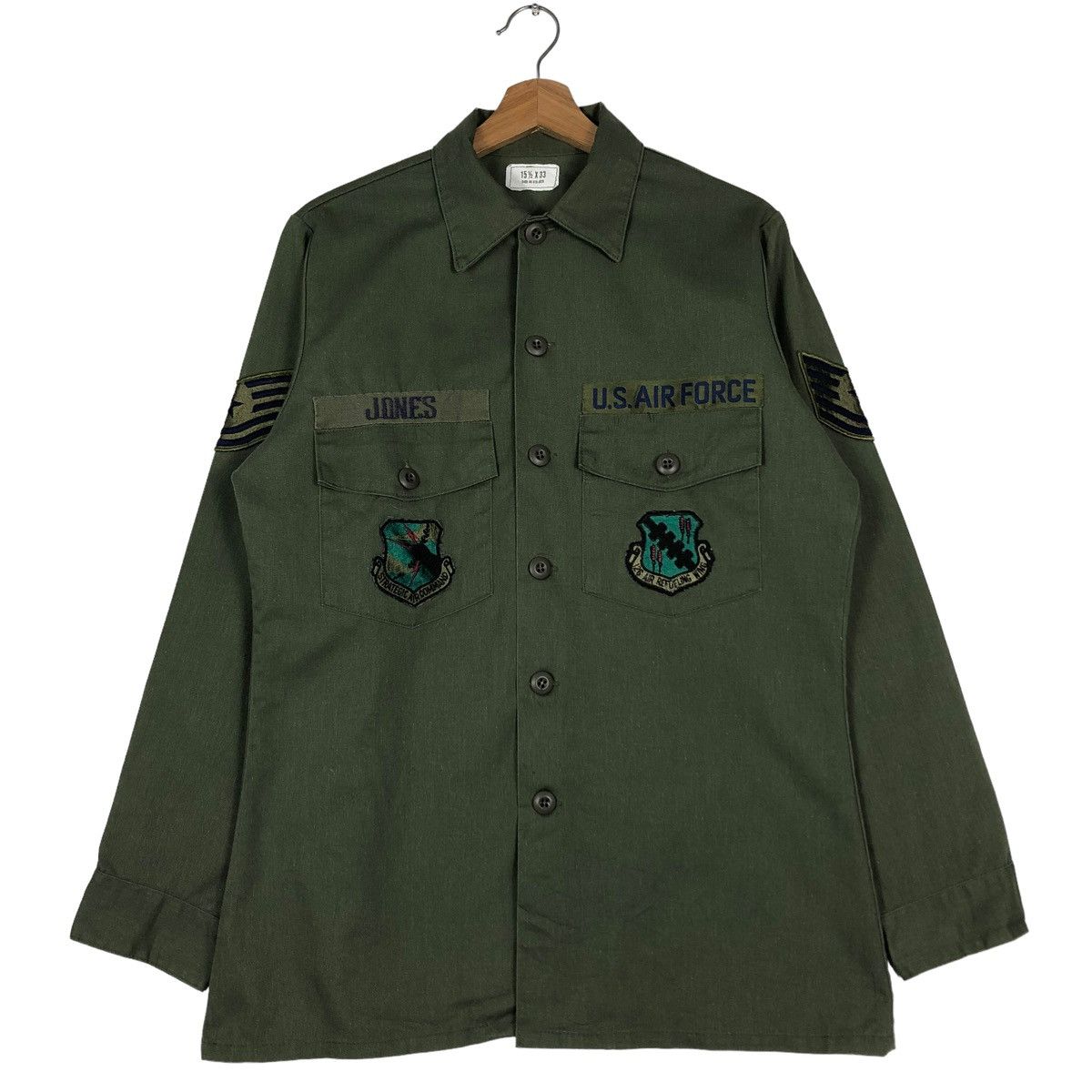 Vintage 🔥VINTAGE DURA PRESS OG-507 US AIR FORCE SHIRT JACKET Size US M / EU 48-50 / 2 - 1 Thumbnail