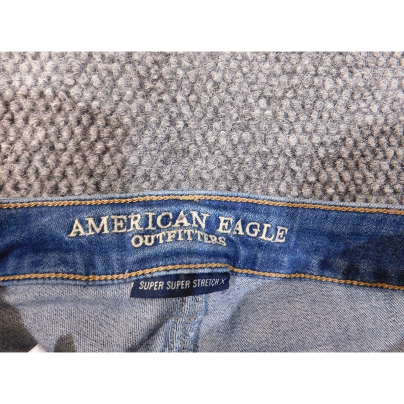 American Eagle Outfitters American Eagle Outfitters Jeans Jegging Womens Size 2 Distressed Stretch Denim Blue Retro 28in Inseam Size 26" / US 2 / IT 38 - 3 Thumbnail