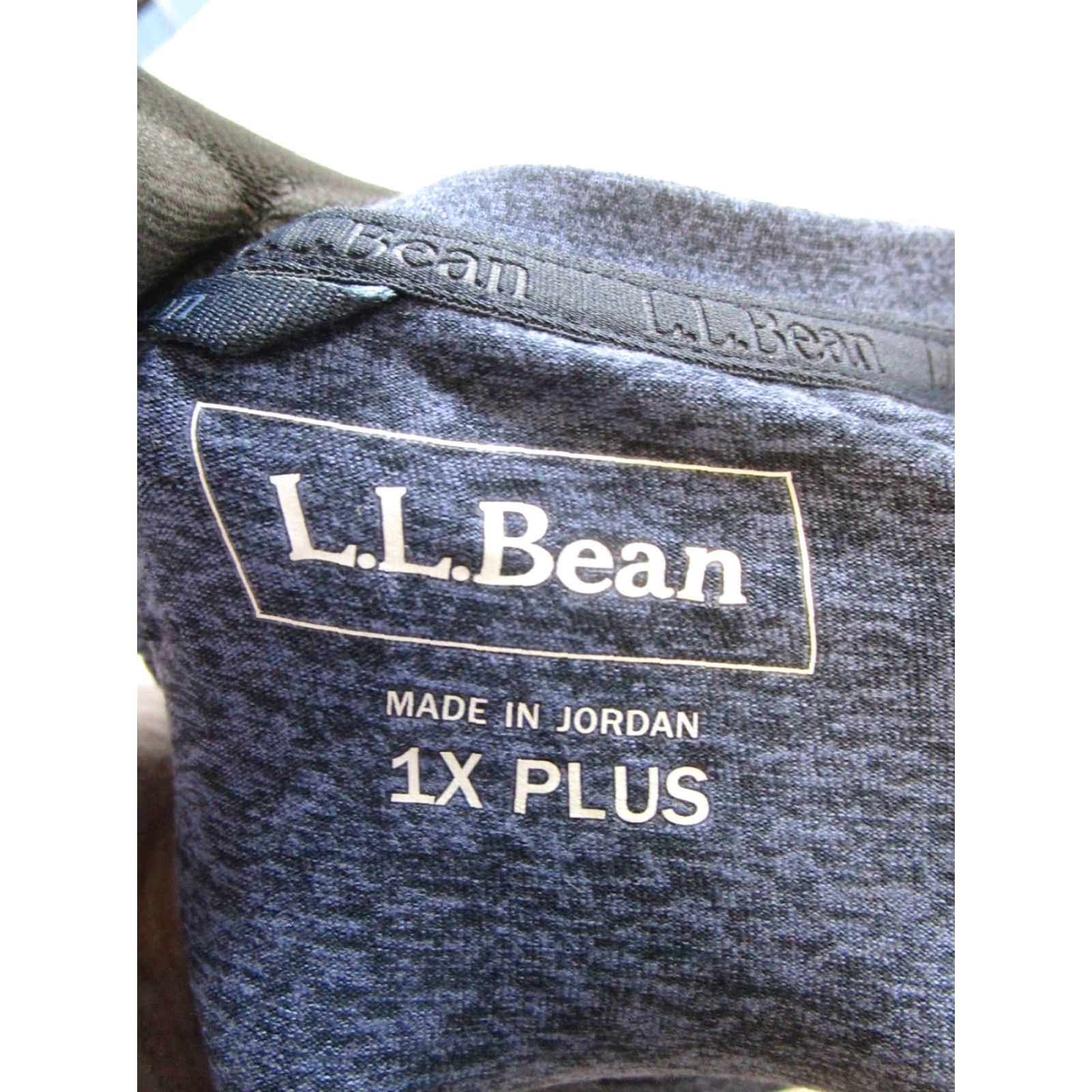 Vintage L.L.Bean Shirt Womens 1x Plus Blue Wrap Yoga Pullover Size XL / US 12-14 / IT 48-50 - 3 Thumbnail